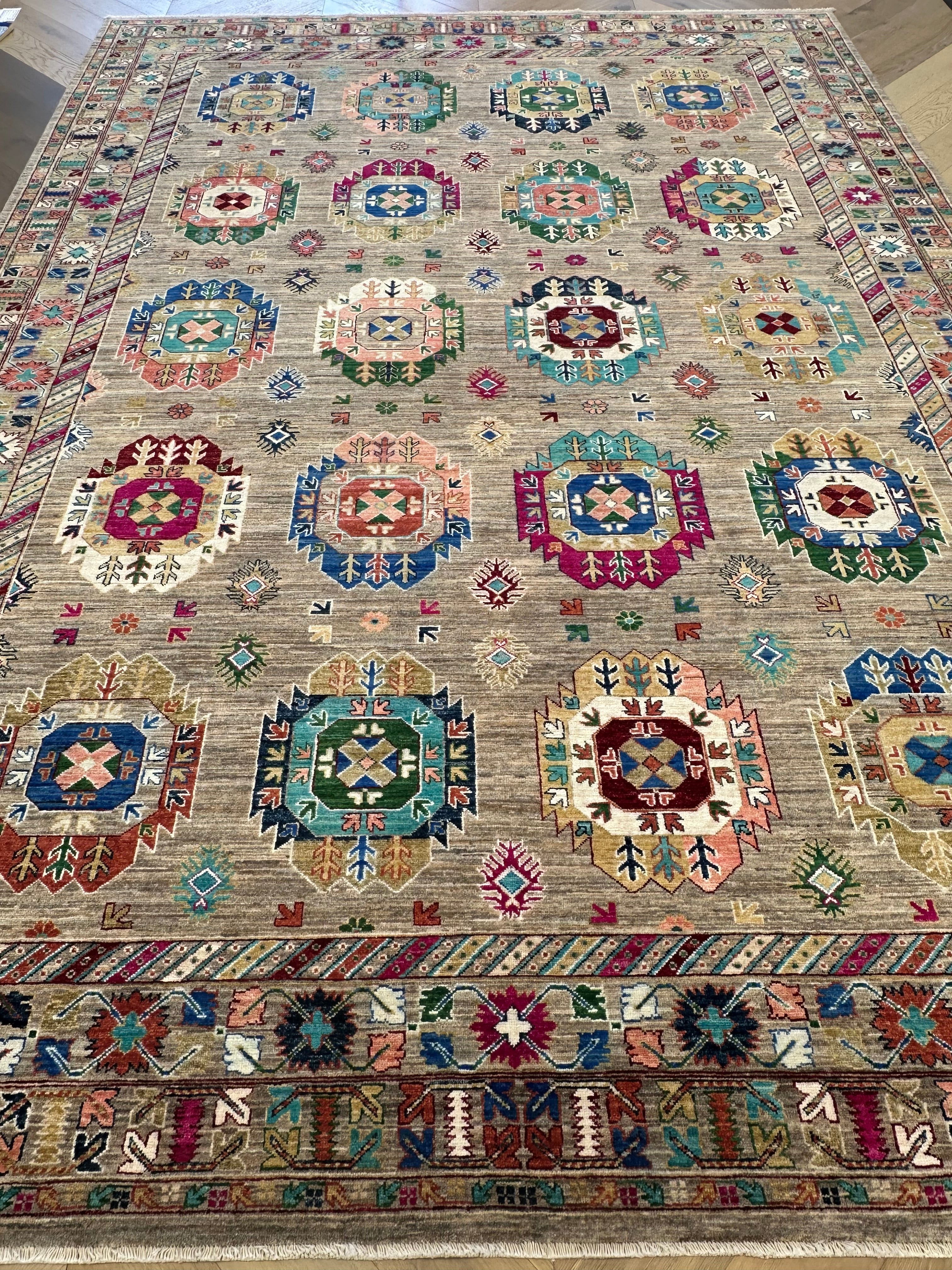 Chobi Afghan Handmade — 3.51 x 2.52
