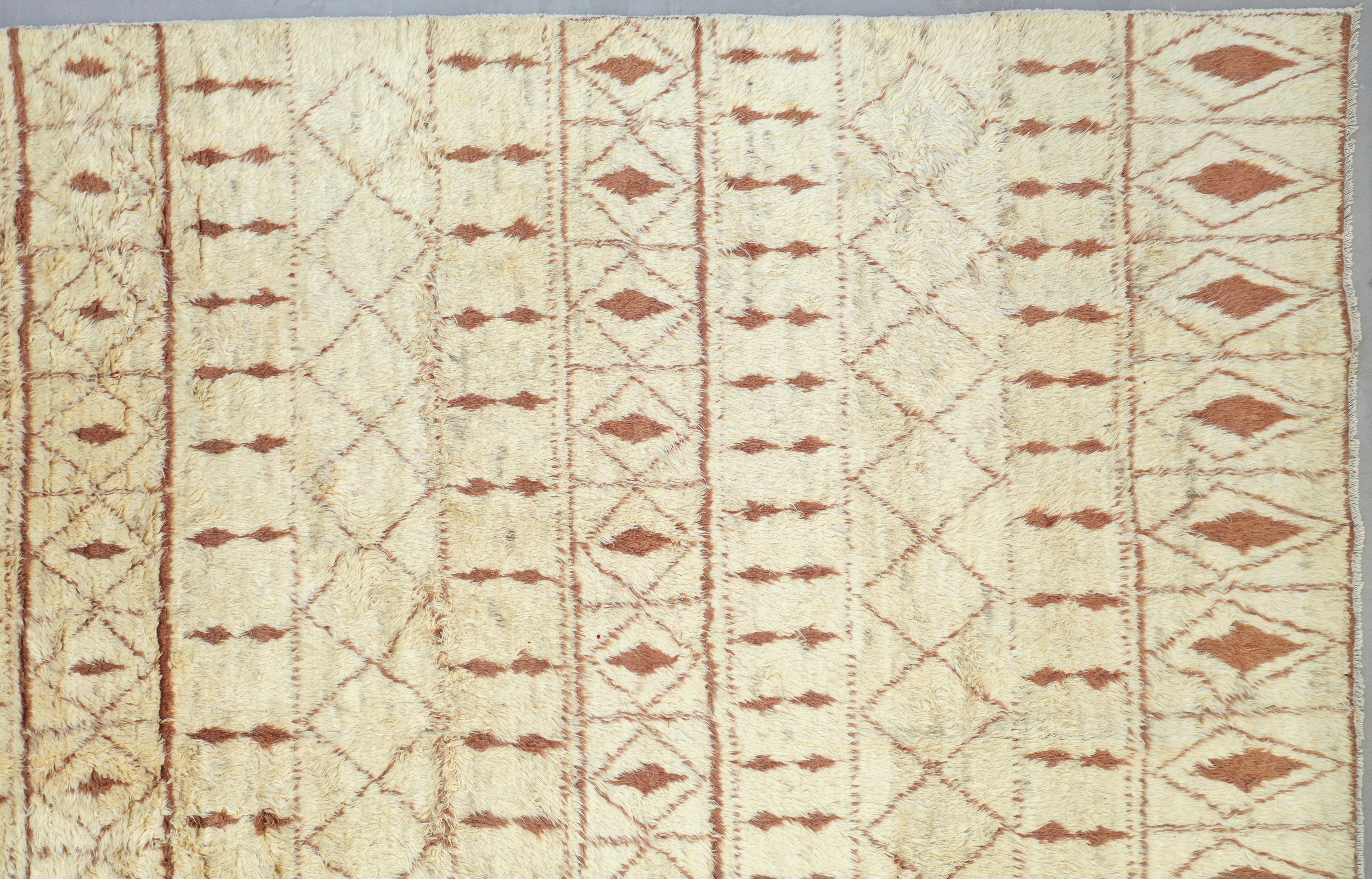 Beige Afghan Handmade