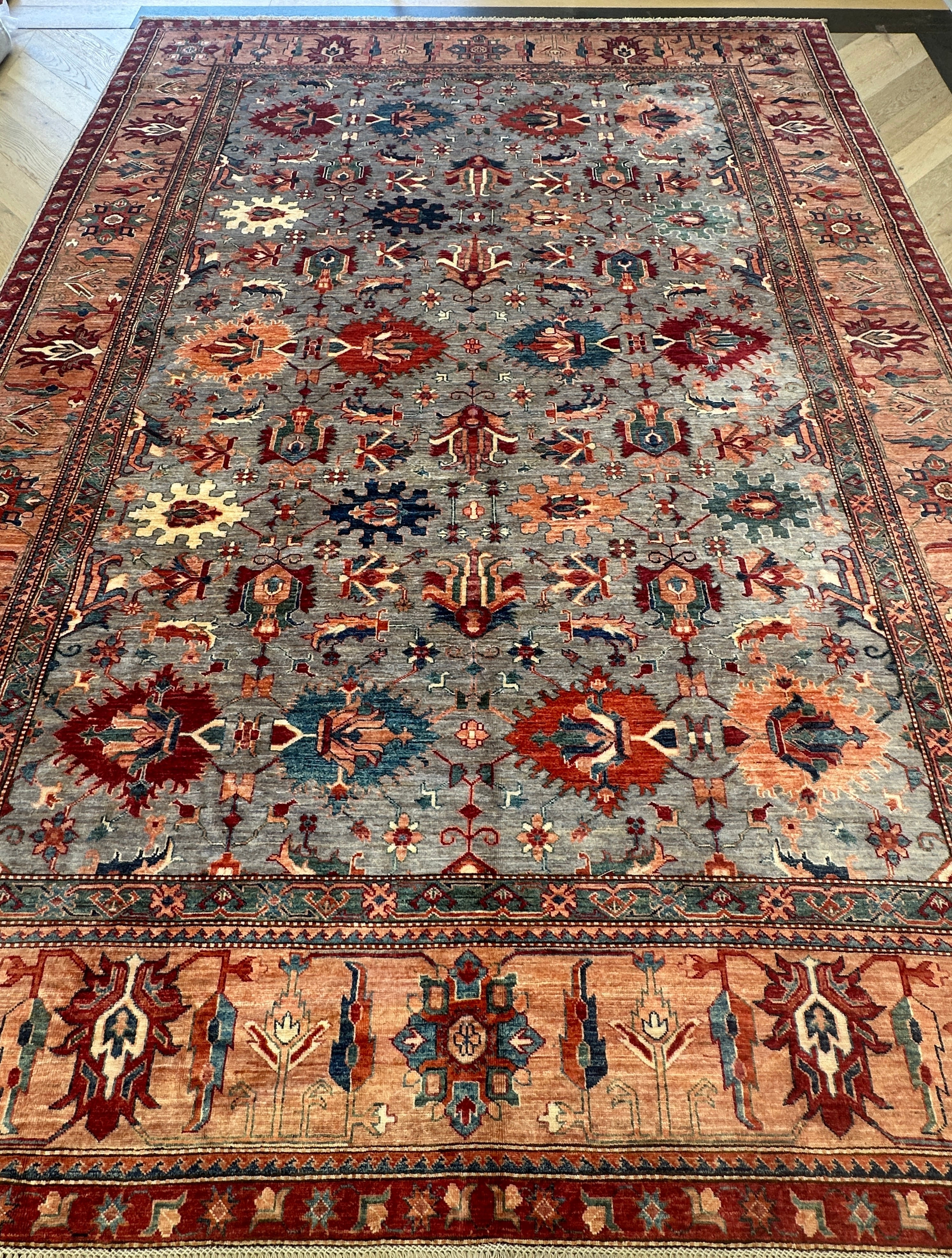 Chobi Afghan Handmade — 3.69 x 2.69