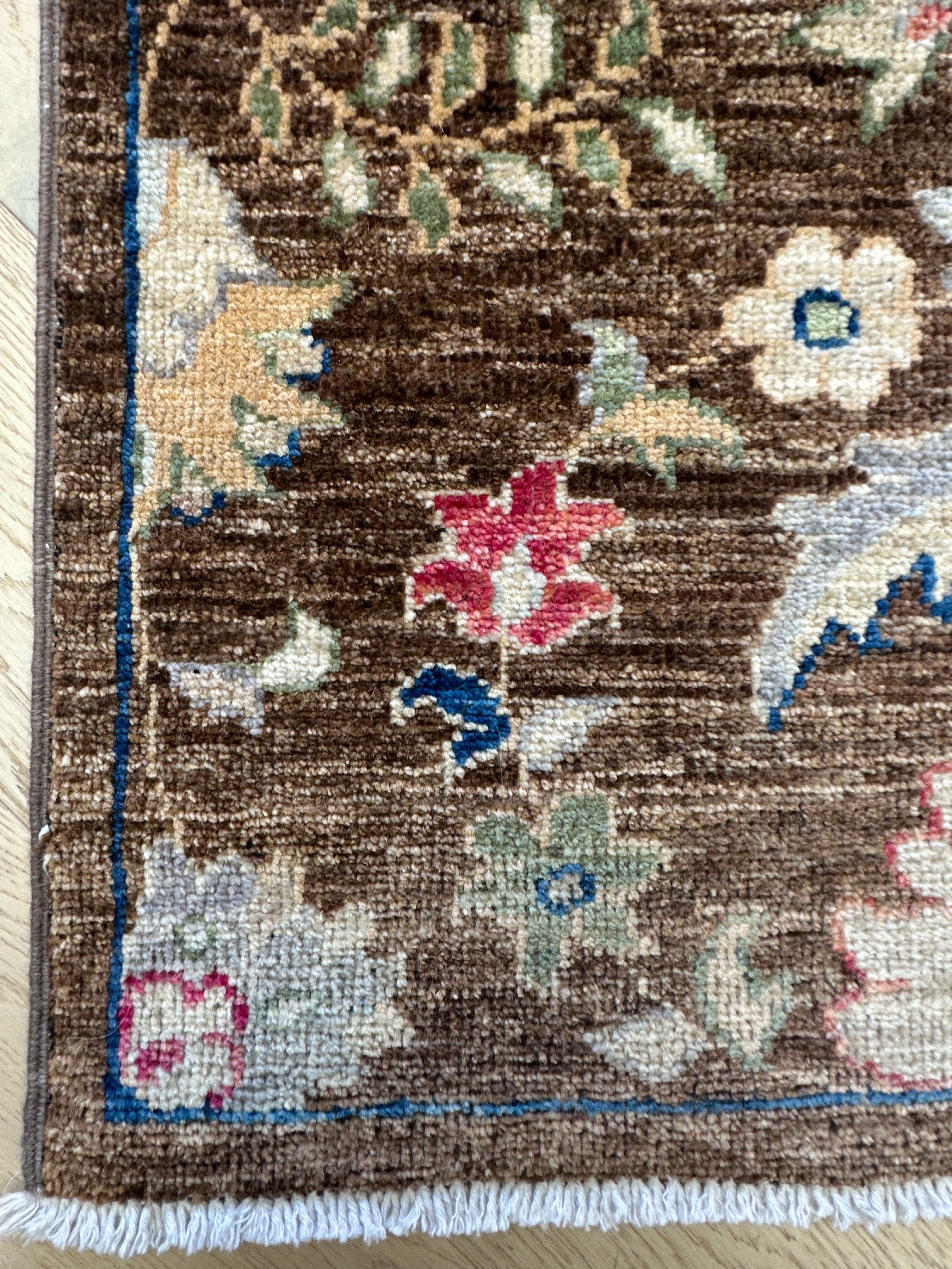 Chobi Afghan Handmade — 3.55 x 1.50