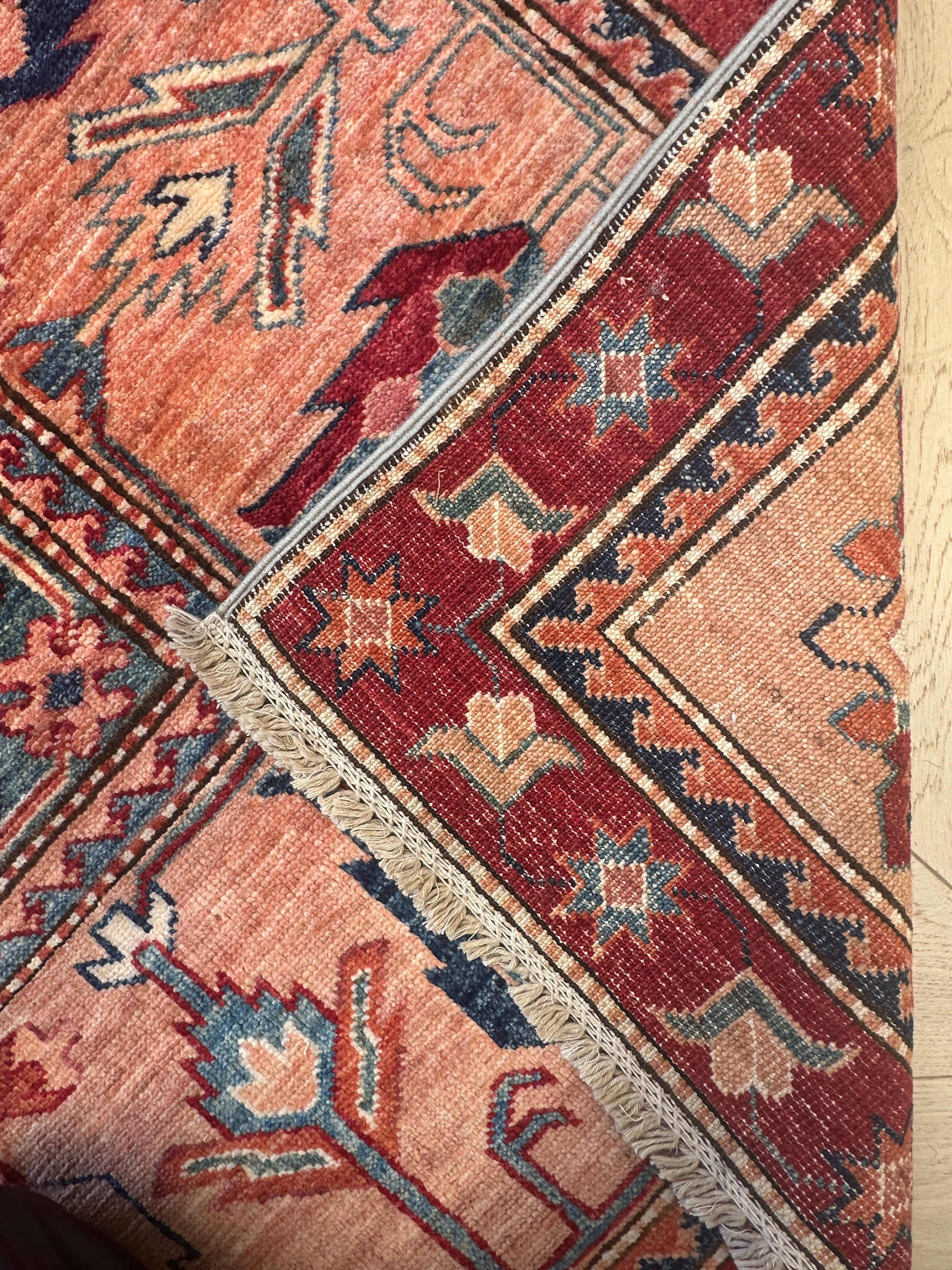 Chobi Afghan Handmade — 3.69 x 2.69