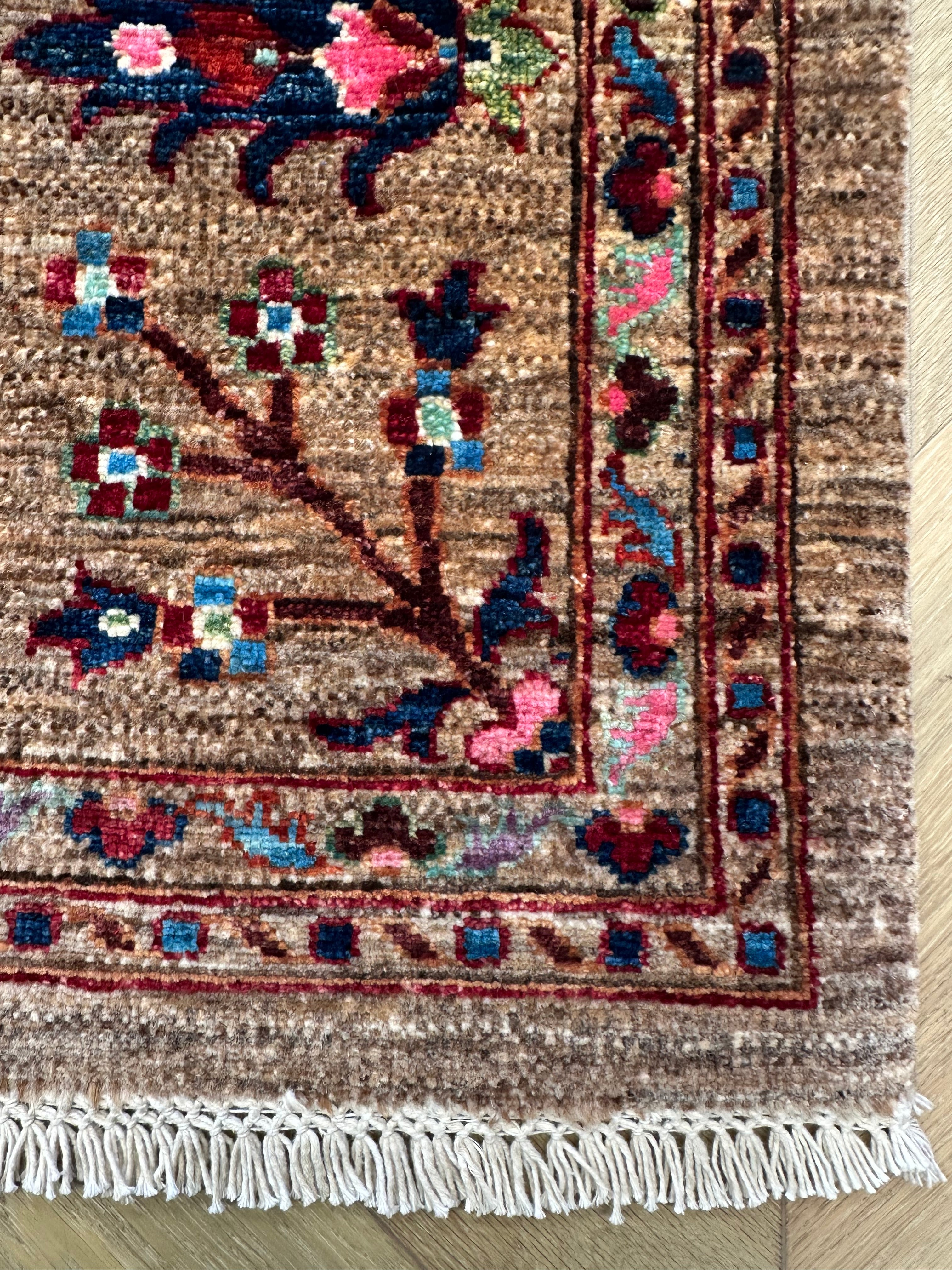 Chobi Afghan Handmade — 3.72 x 2.53