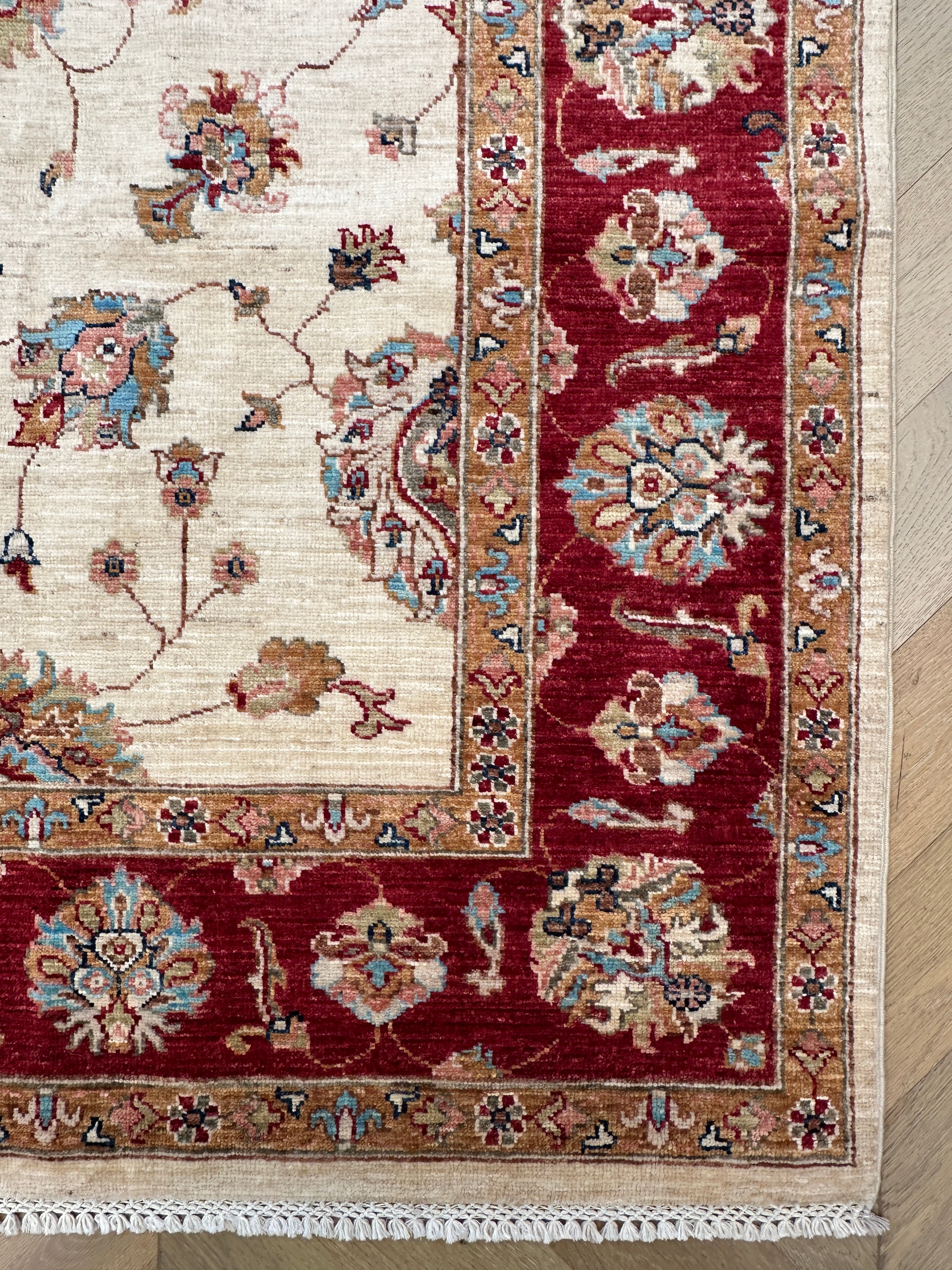 Chobi Afghan Handmade — 2.93 x 1.98