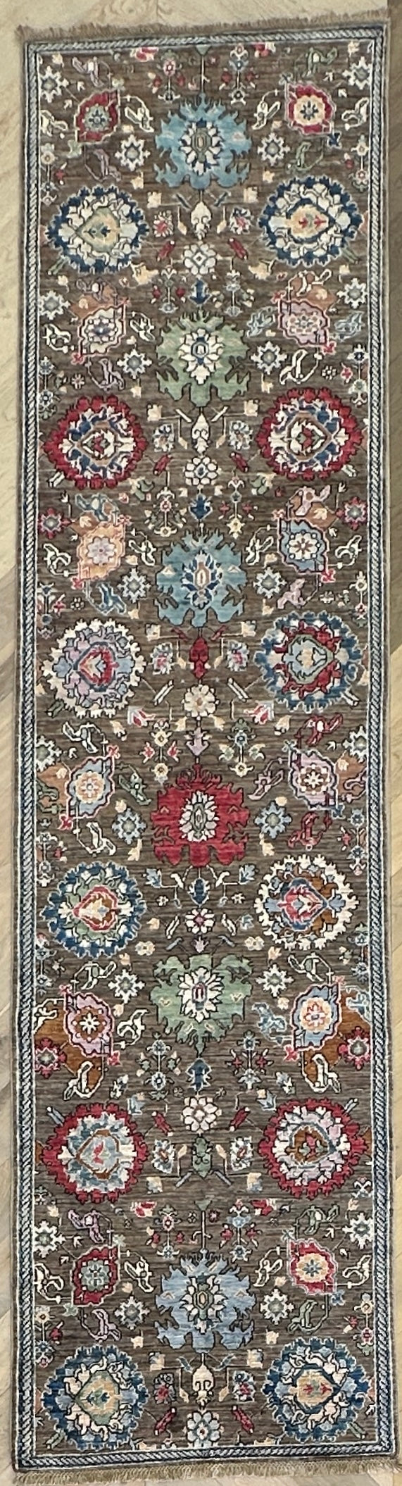 Chobi Afghan Handmade — 3.44 x 0.86