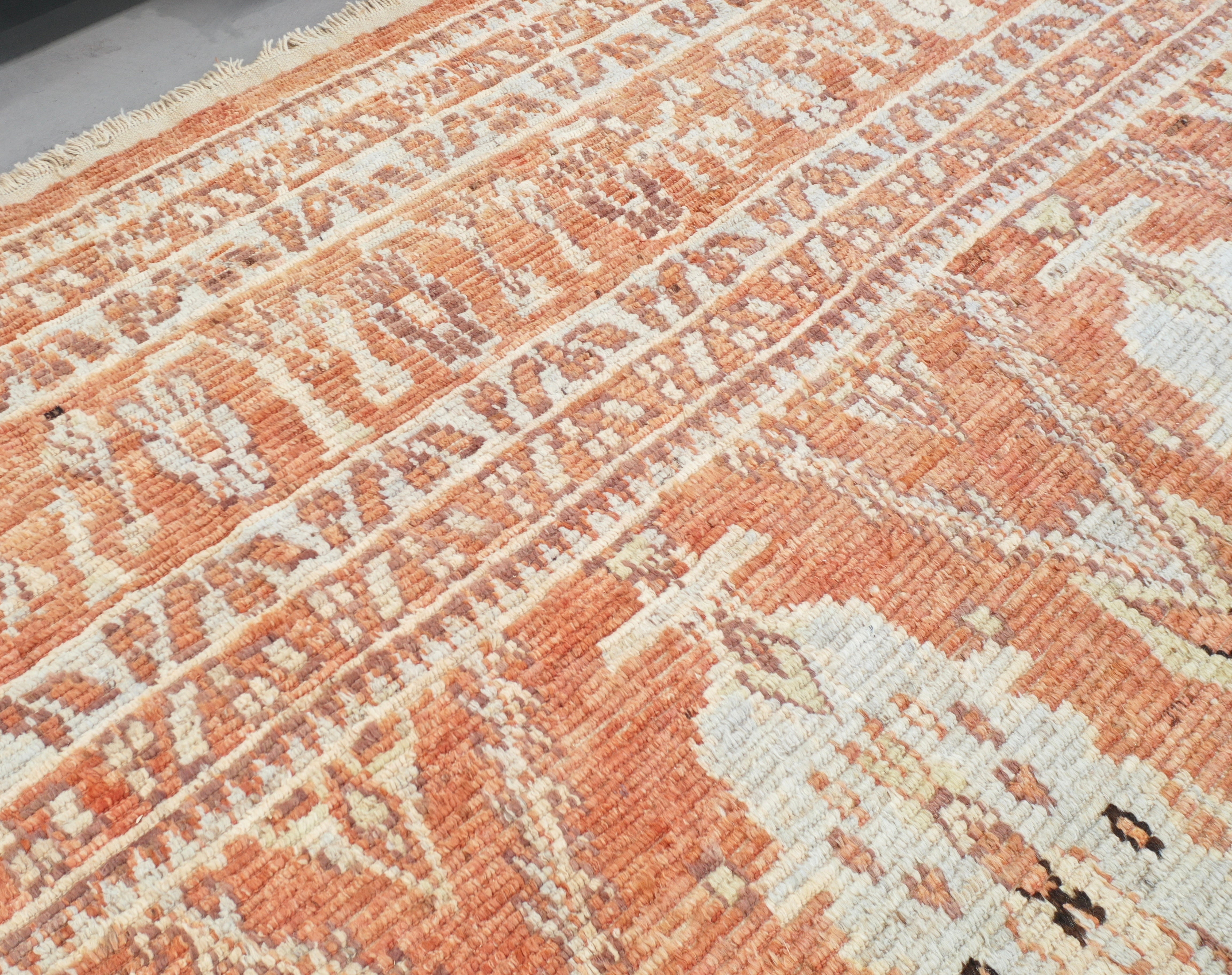 Terracotta Afghan Handmade — 4.57 x 3.67
