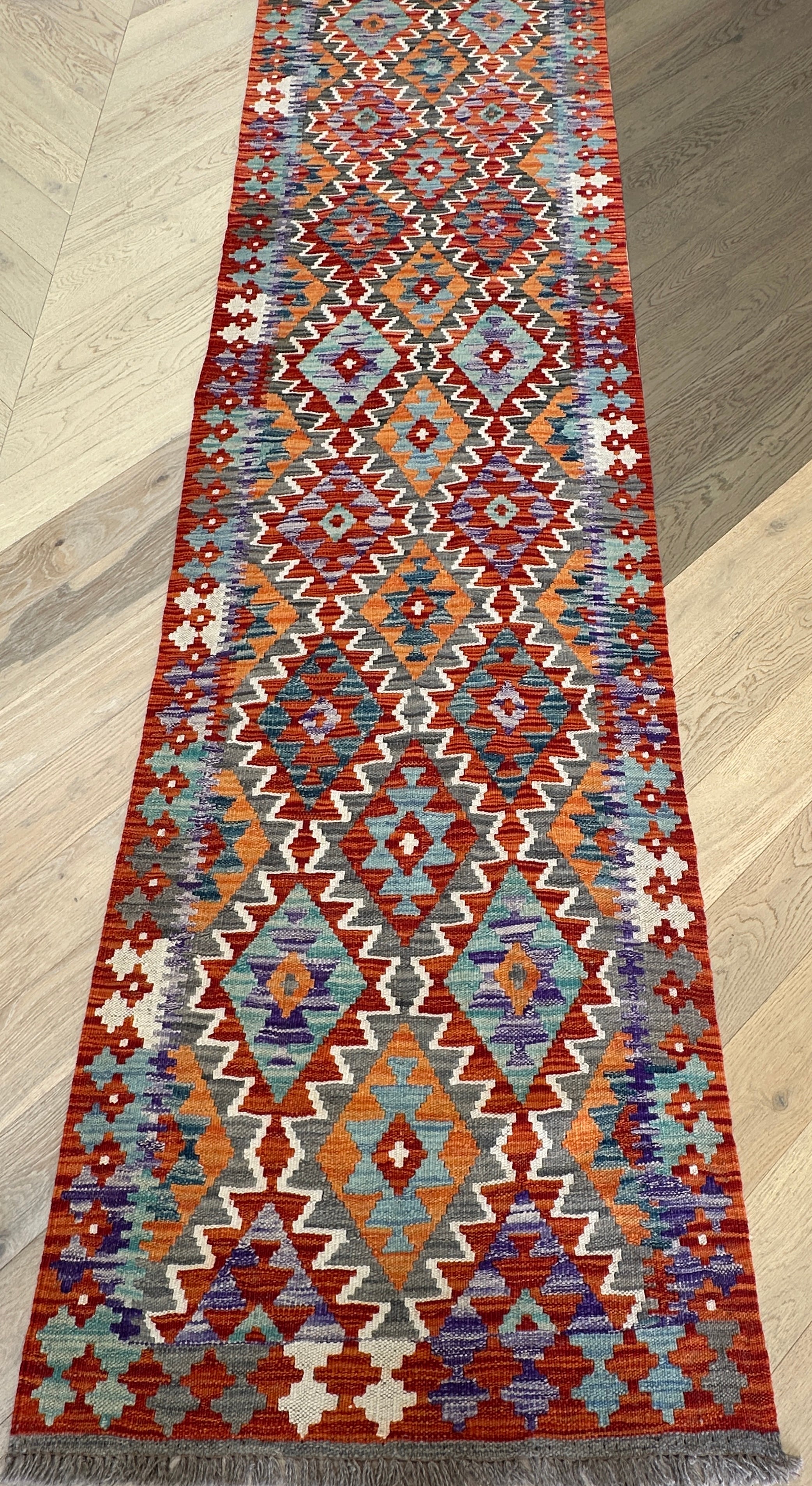 Afghan Kilim — 3.00 x 0.80