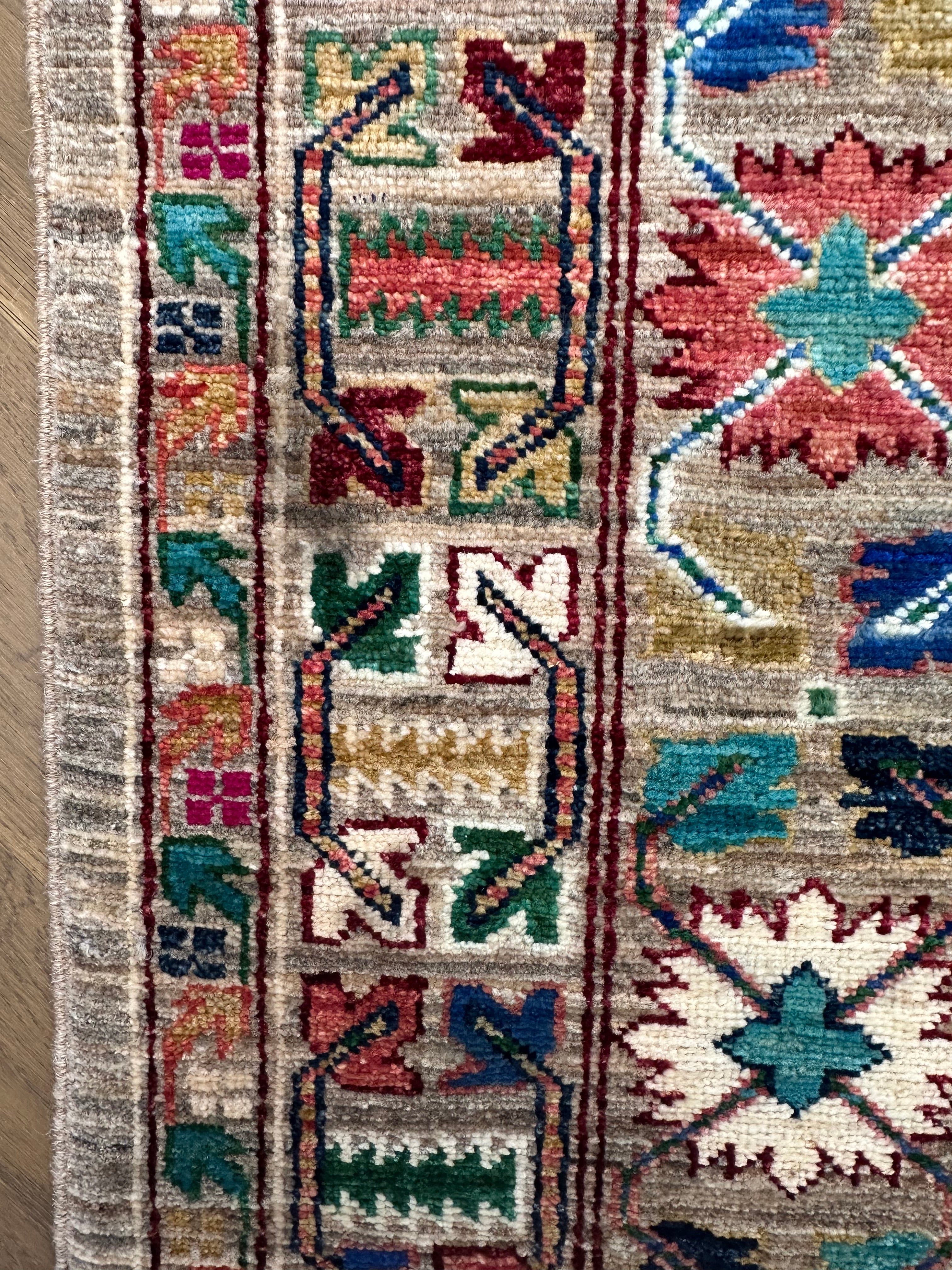 Chobi Afghan Handmade — 3.51 x 2.52