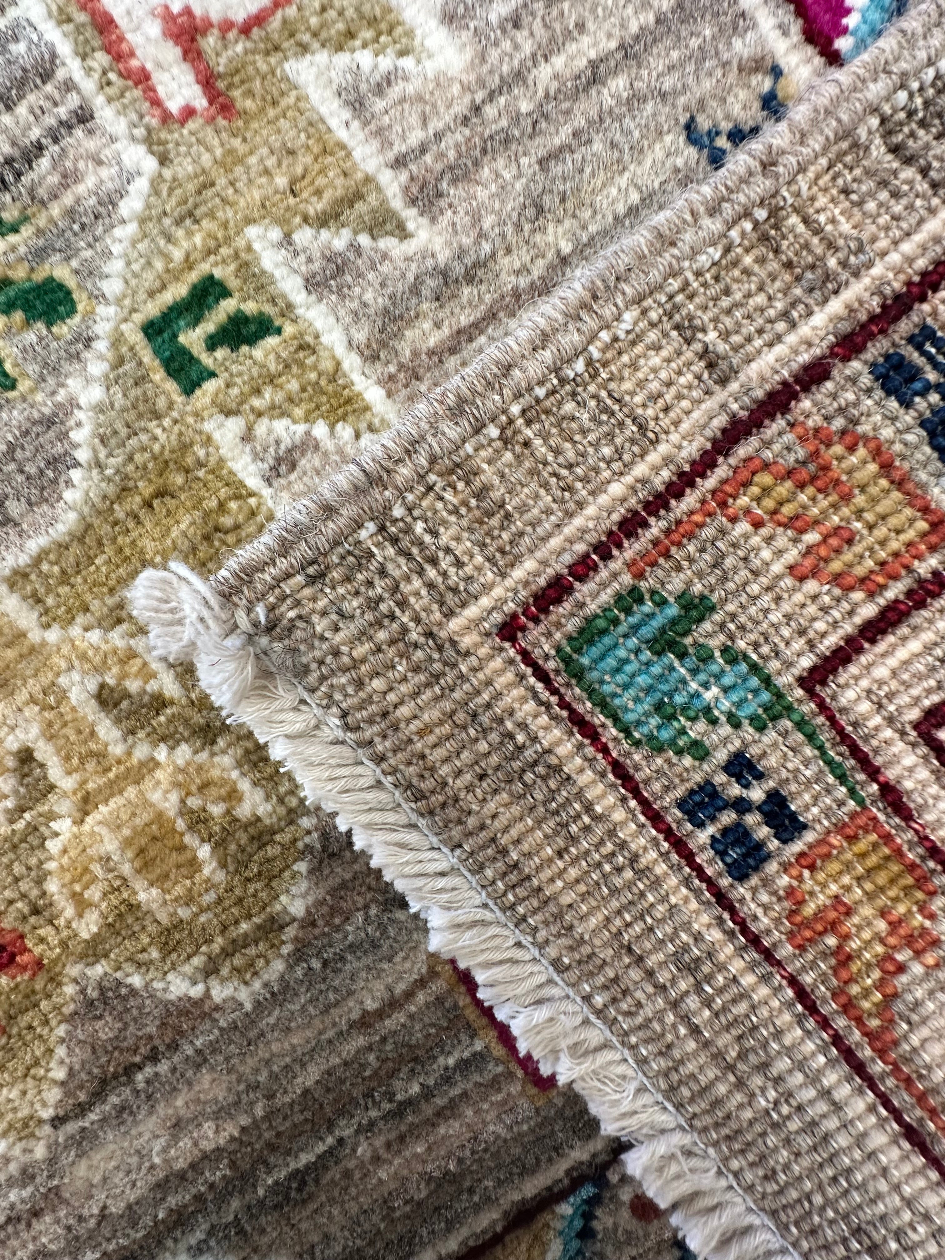 Chobi Afghan Handmade — 3.51 x 2.52
