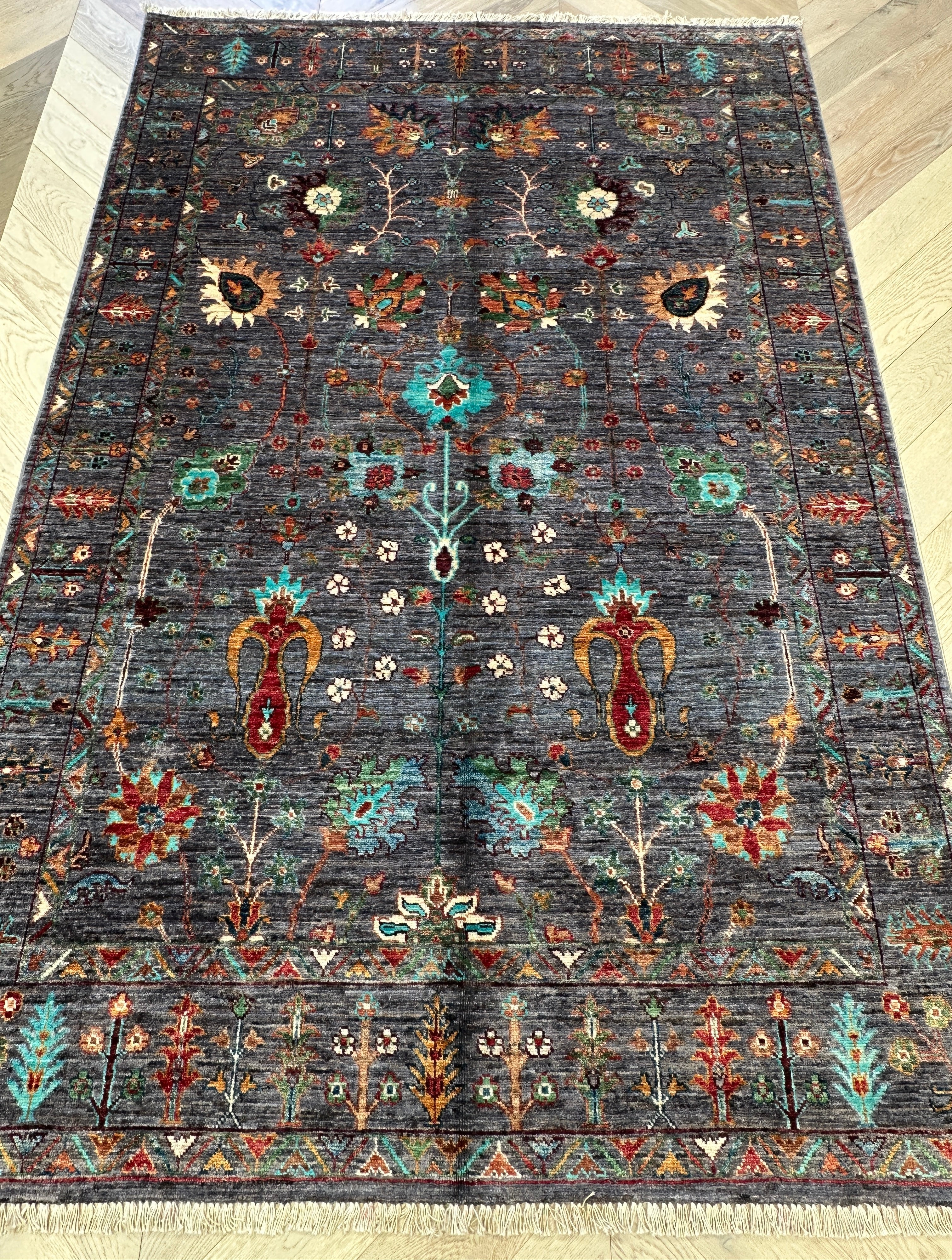 Chobi Afghan Handmade — 2.26 x 1.48