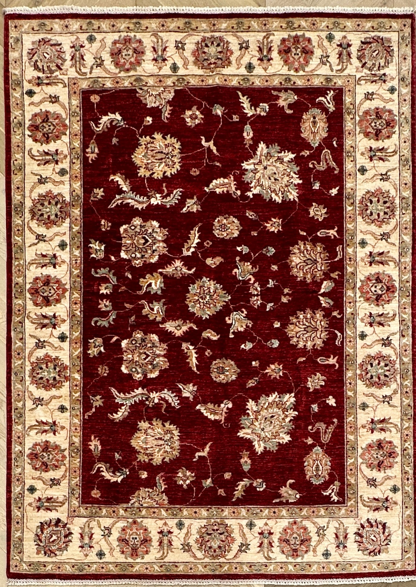 Chobi Afghan Handmade — 2.38 x 1.76
