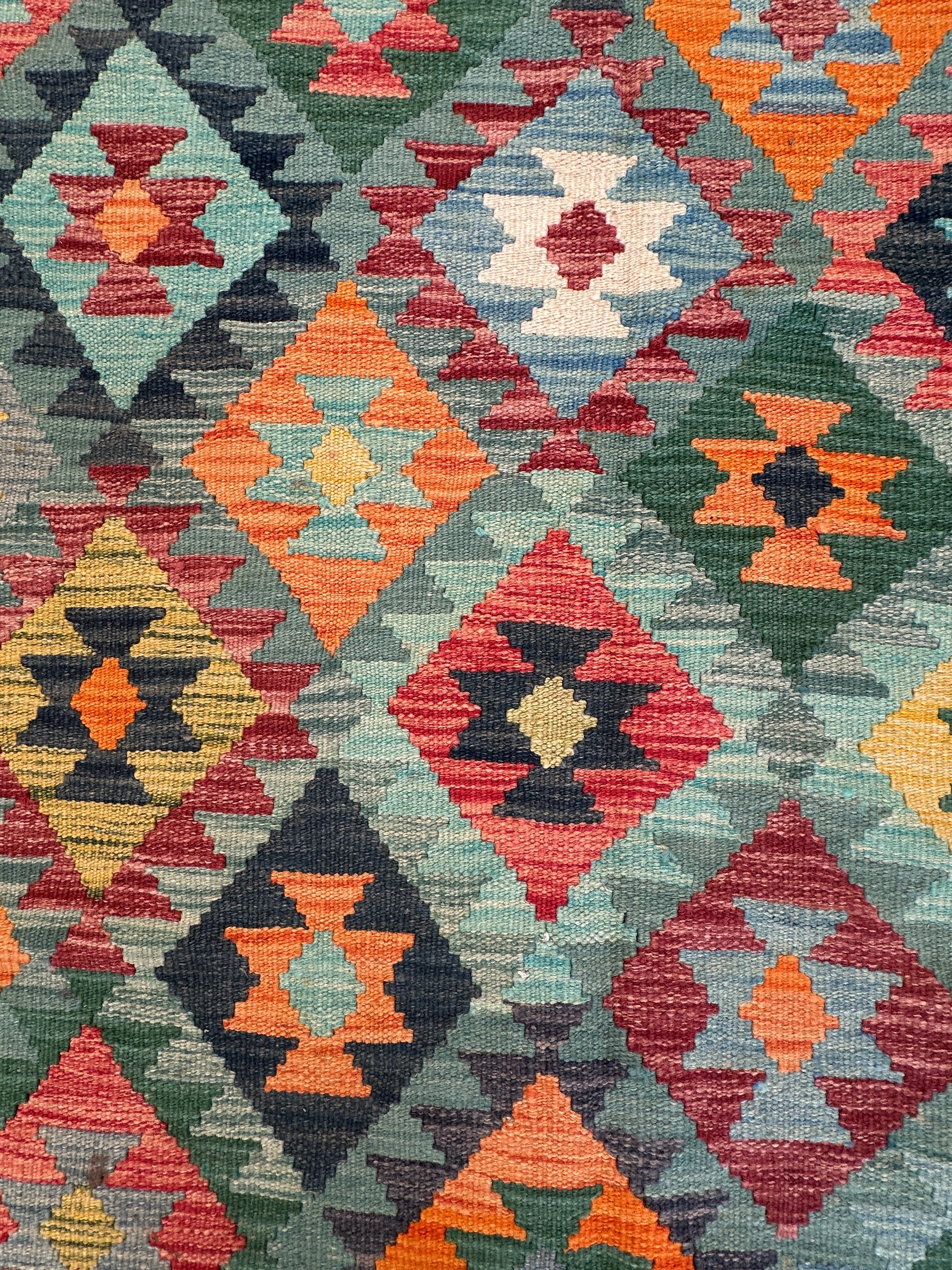 Afghan Kilim — 3.55 x 2.50