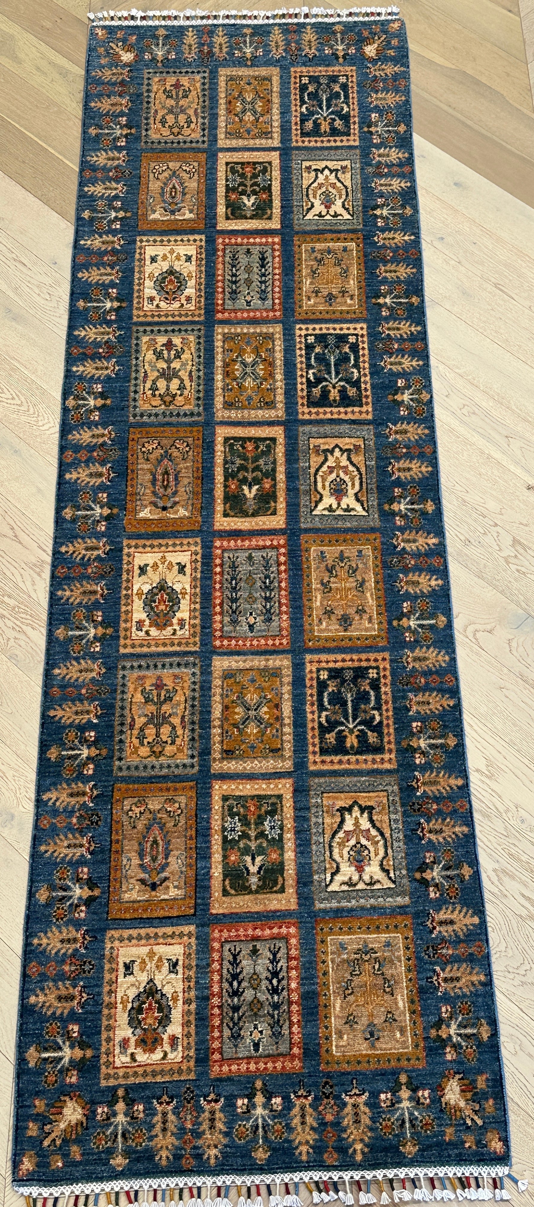 Chobi Afghan Handmade — 2.82 x 0.79