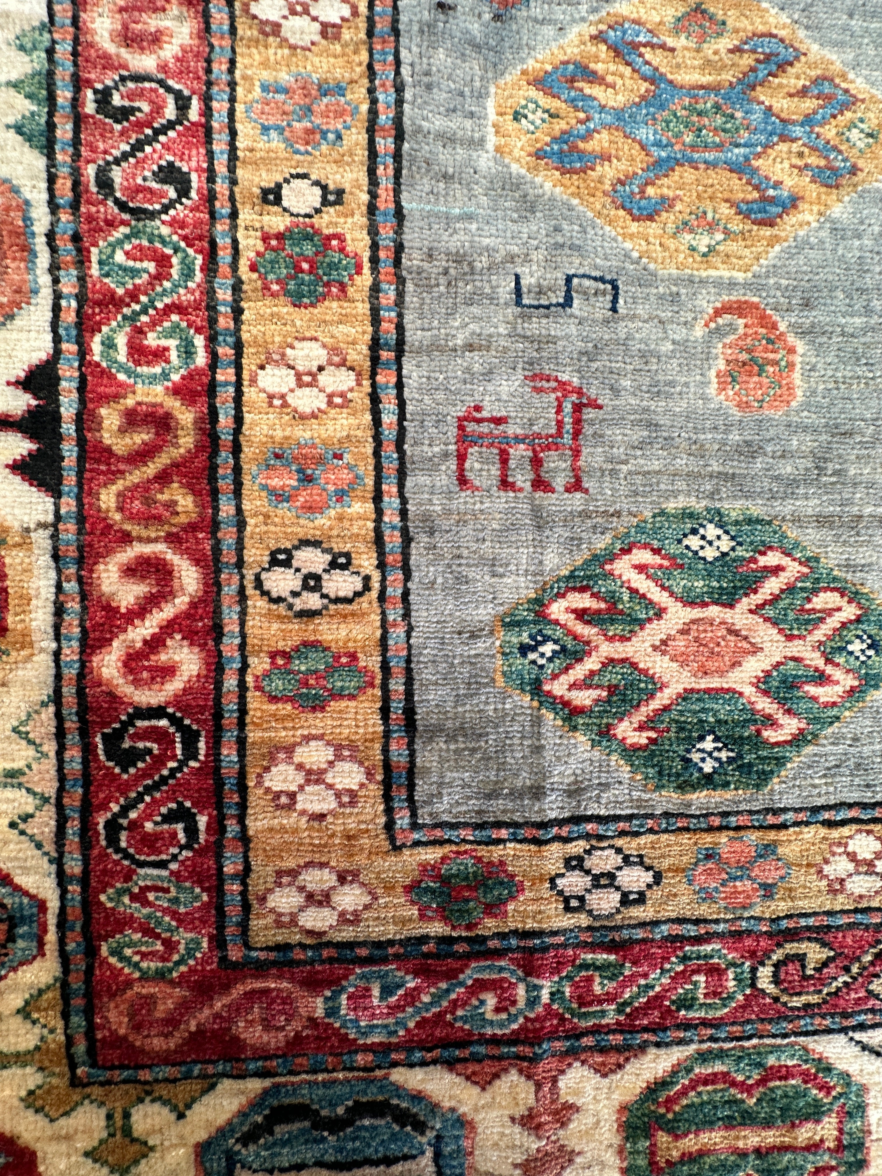 Chobi Afghan Handmade — 2.33 x 1.76