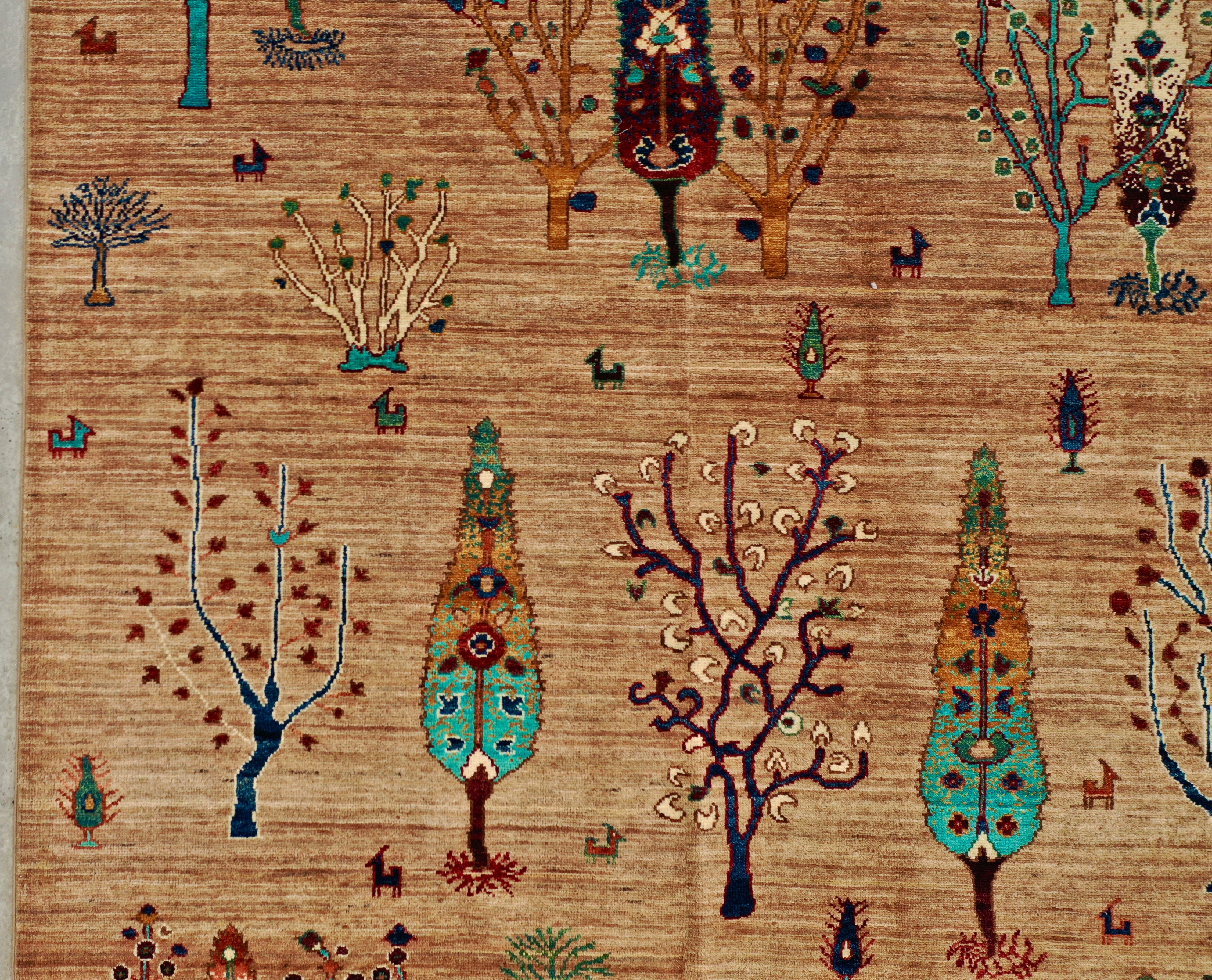 Chobi Beige Forest rug 310x426cm