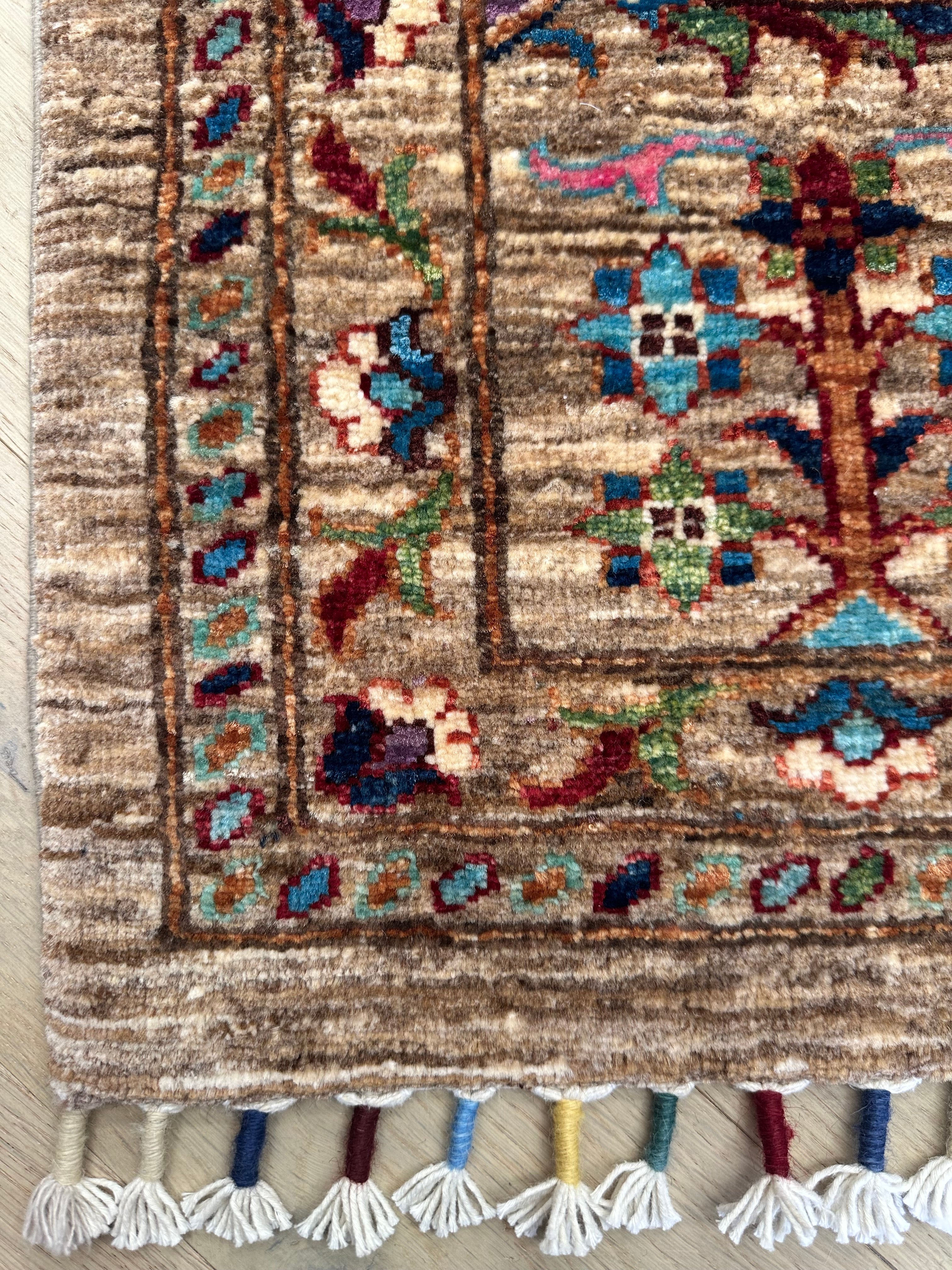 Afghan handmade rug,Chobi. Size:340x256j cm