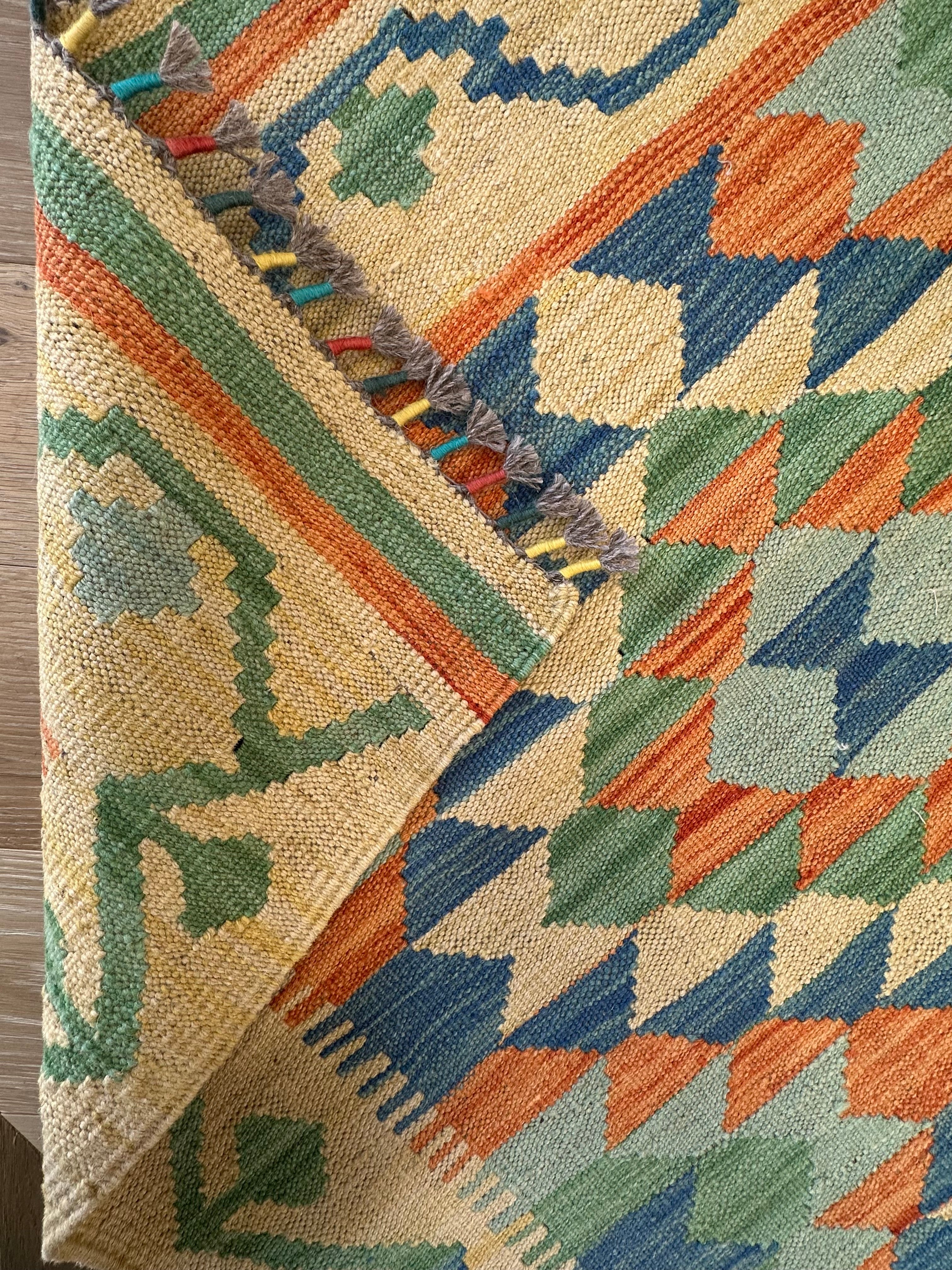 Afghan Kilim — 3.02 x 0.84