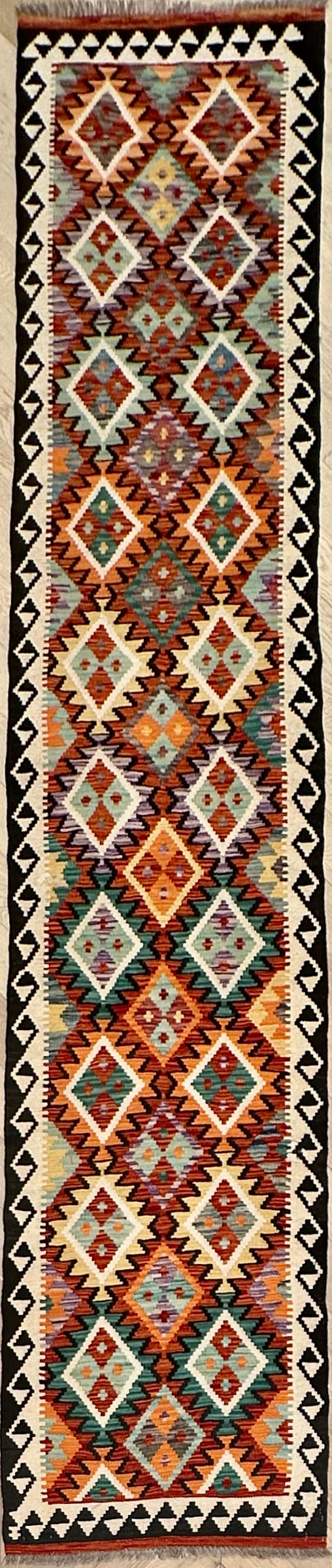 Afghan Kilim — 4.05 x 0.82