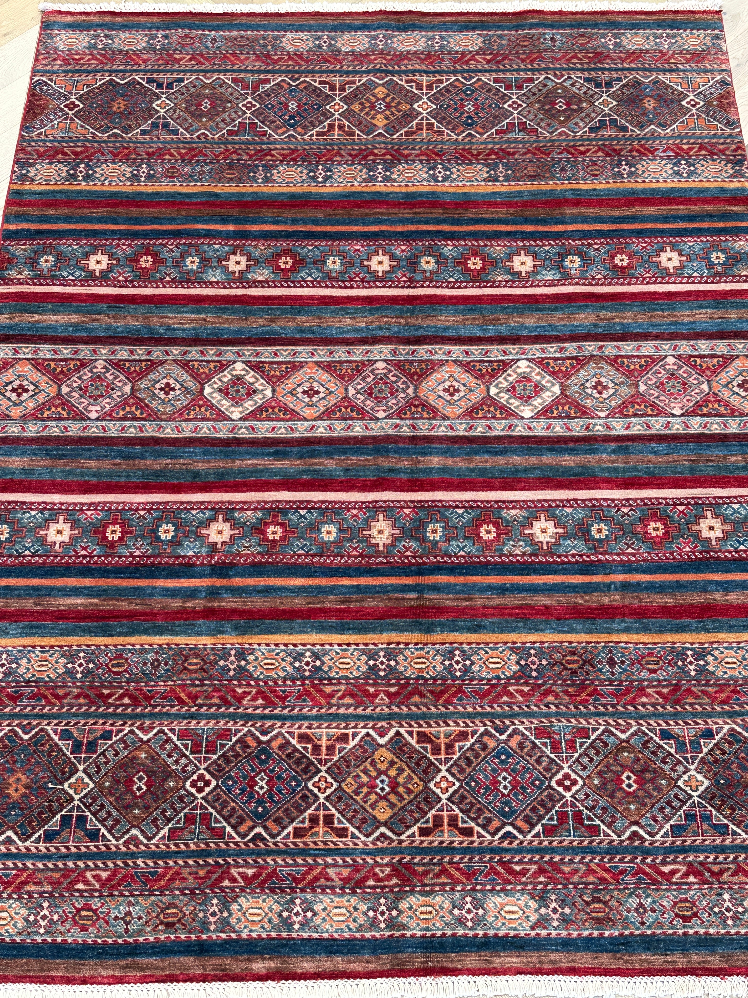 Chobi Afghan Handmade — 2.37 x 1.89
