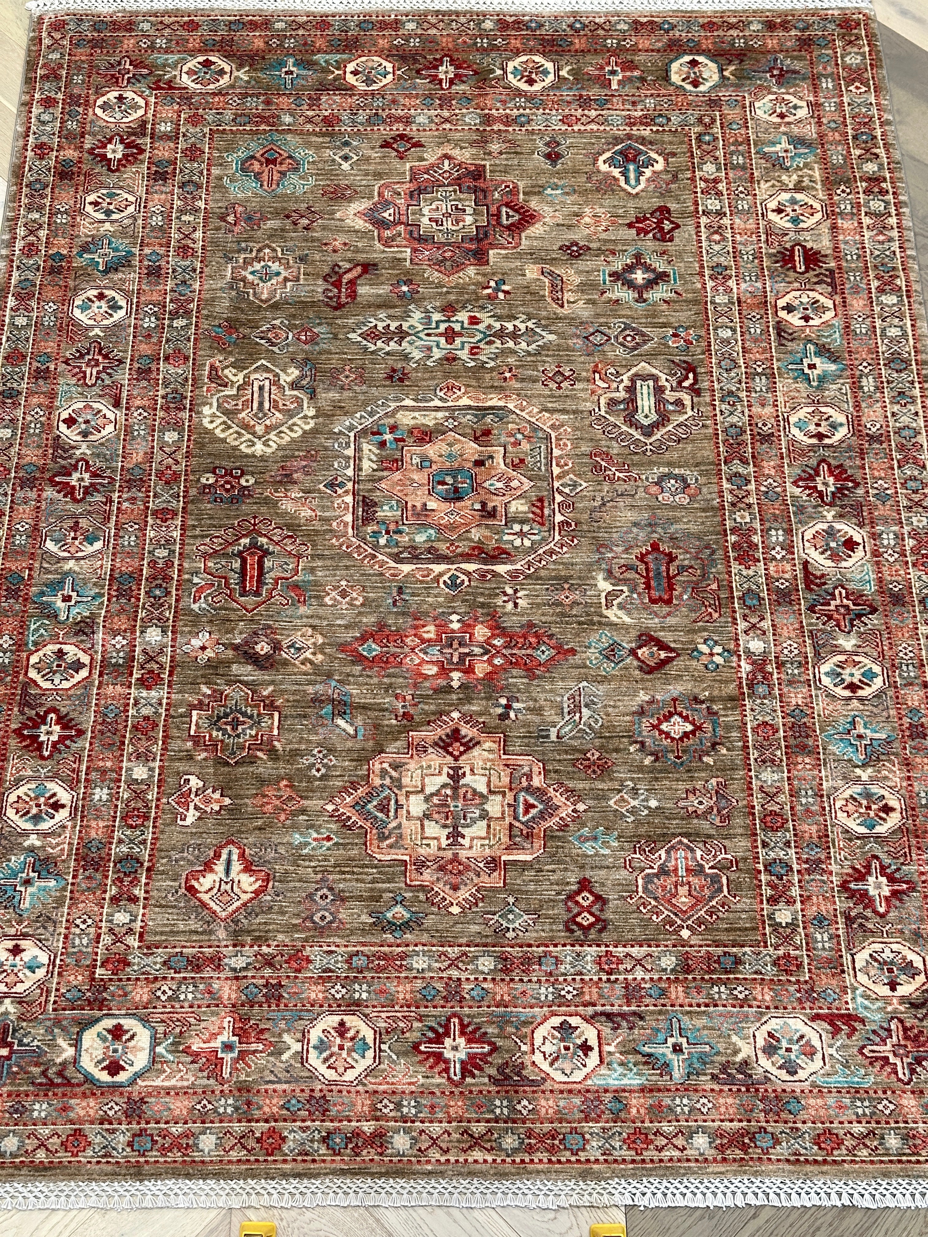 Chobi Afghan Handmade — 2.37 x 1.74
