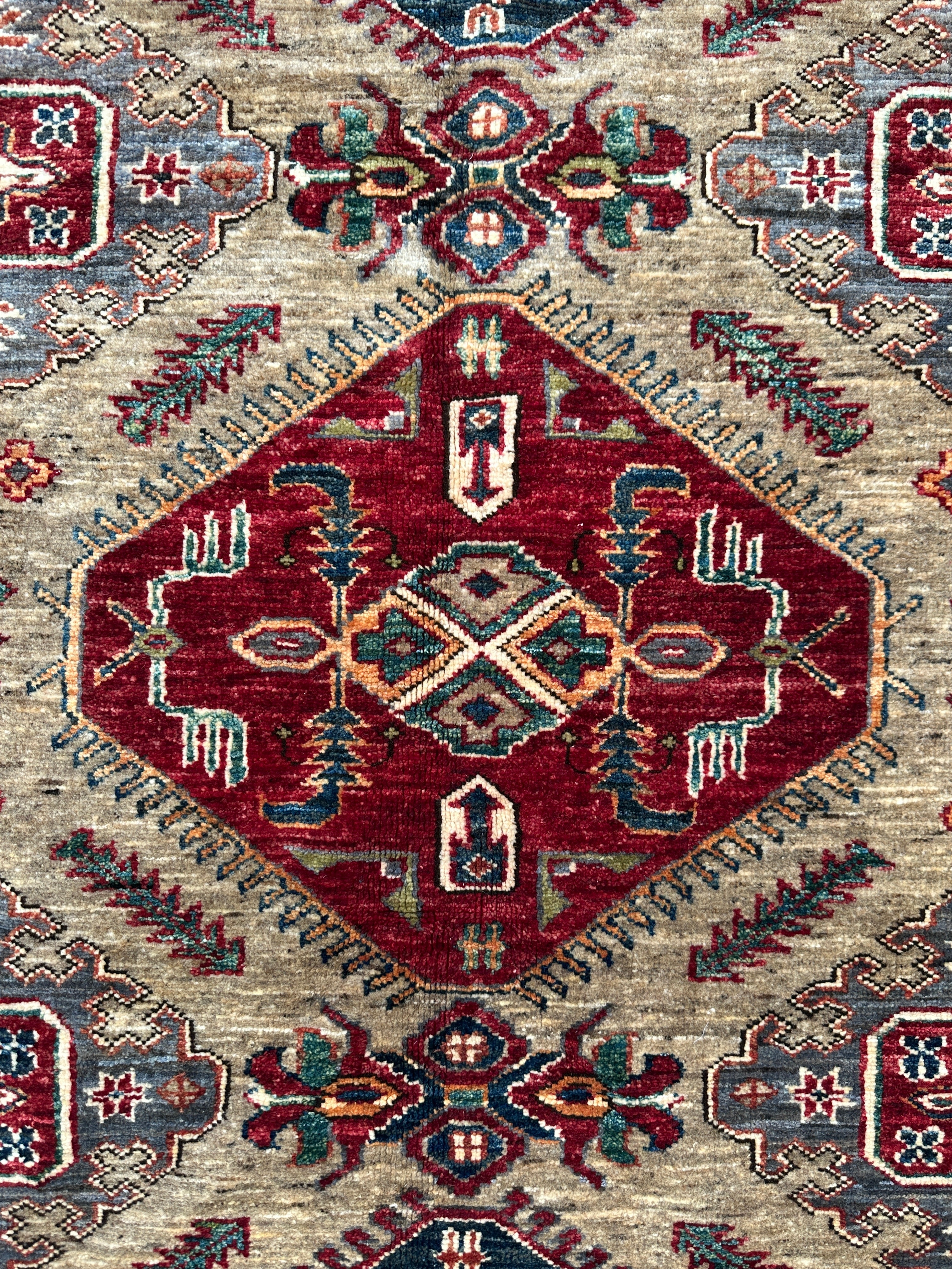 Chobi Afghan Handmade — 1.98 x 1.59