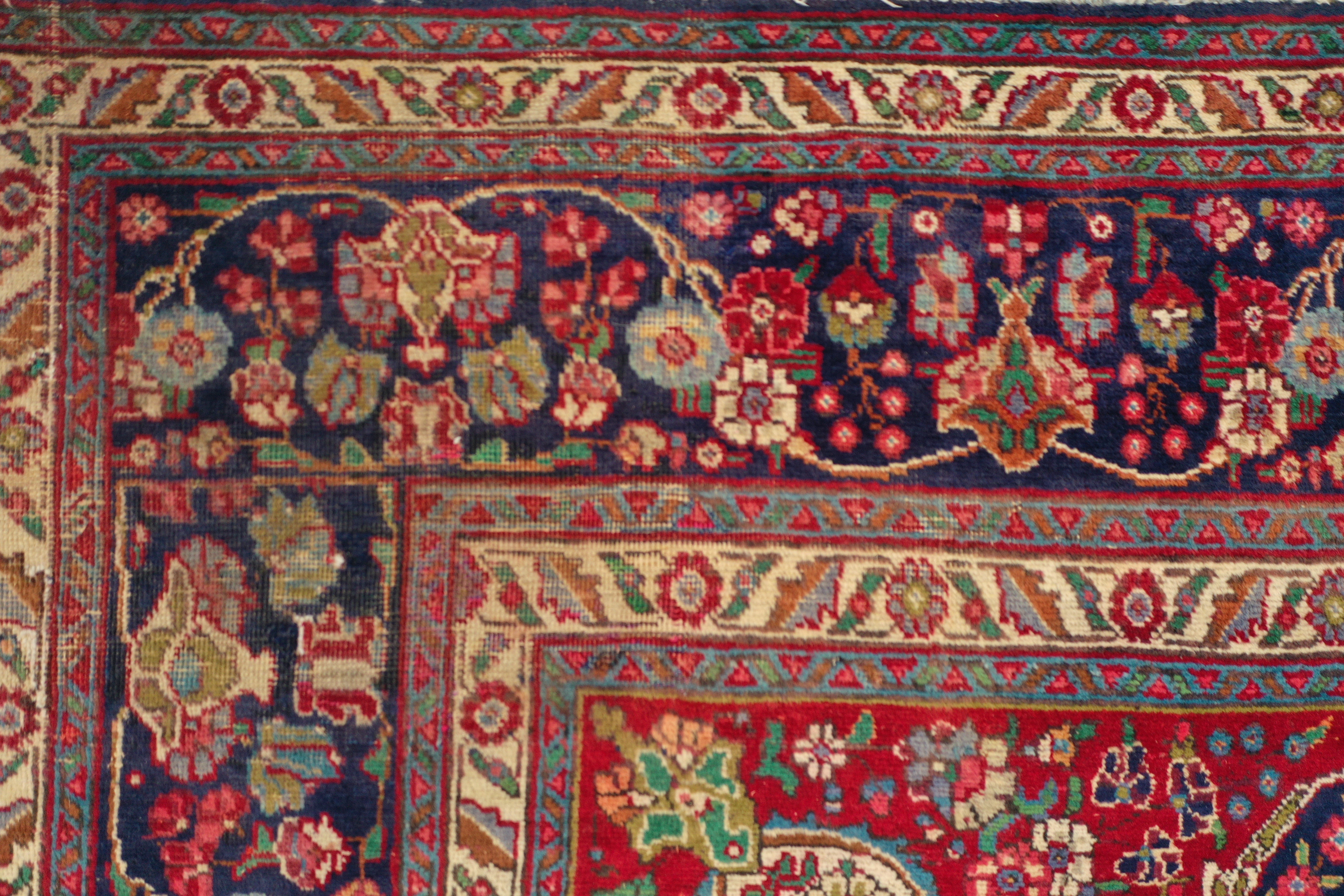 Red Afghan Handmade — 3.13 x 2.30