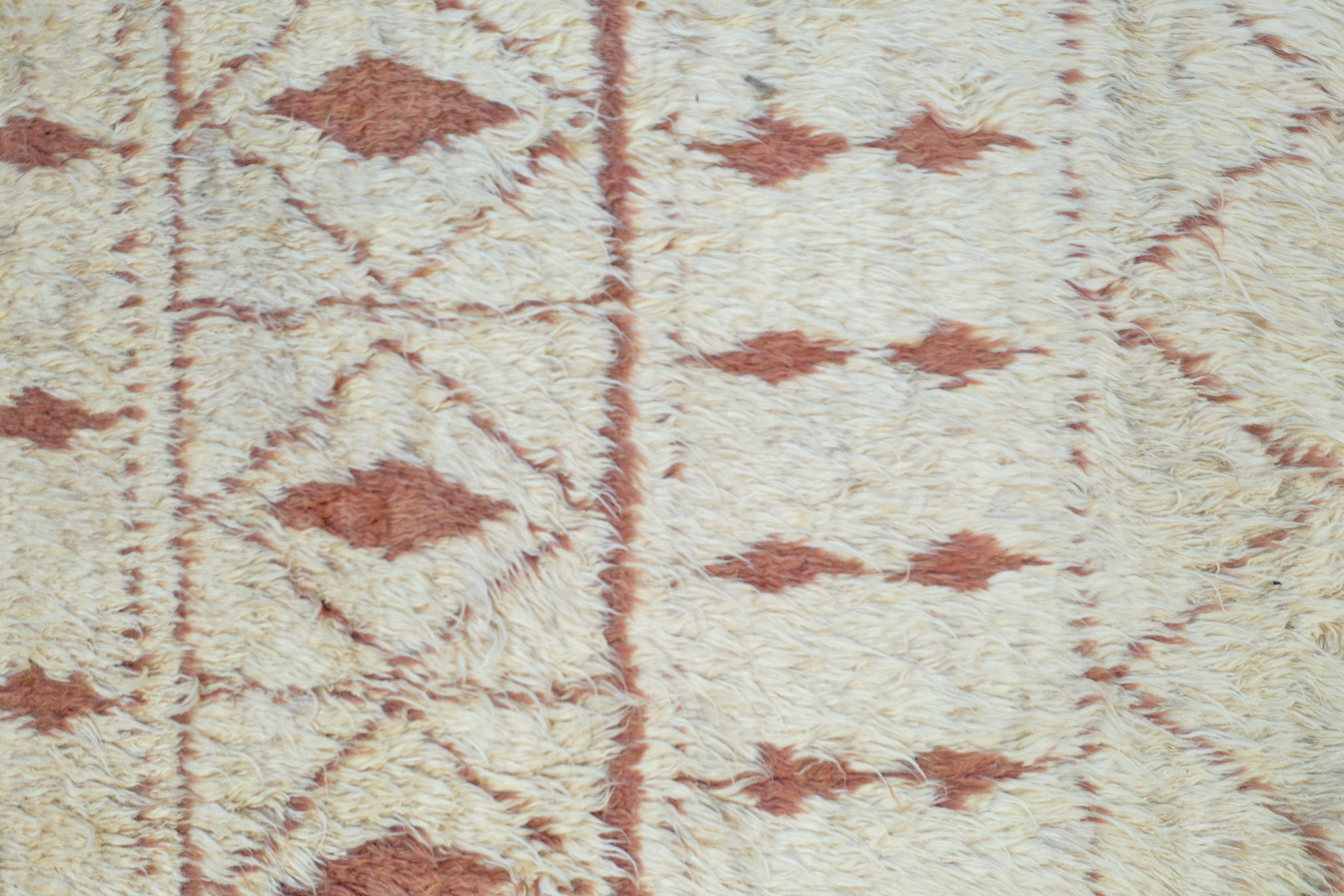 Beige Afghan Handmade