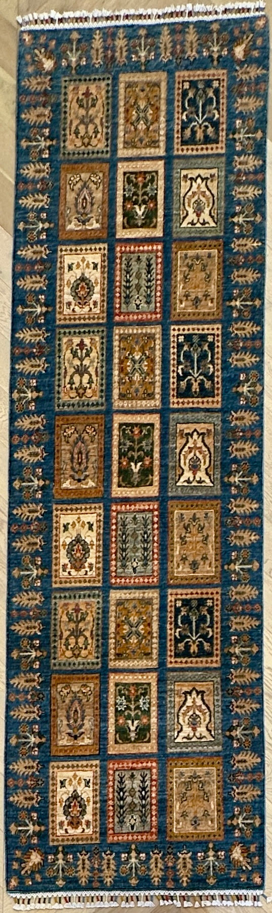 Chobi Afghan Handmade — 2.82 x 0.79
