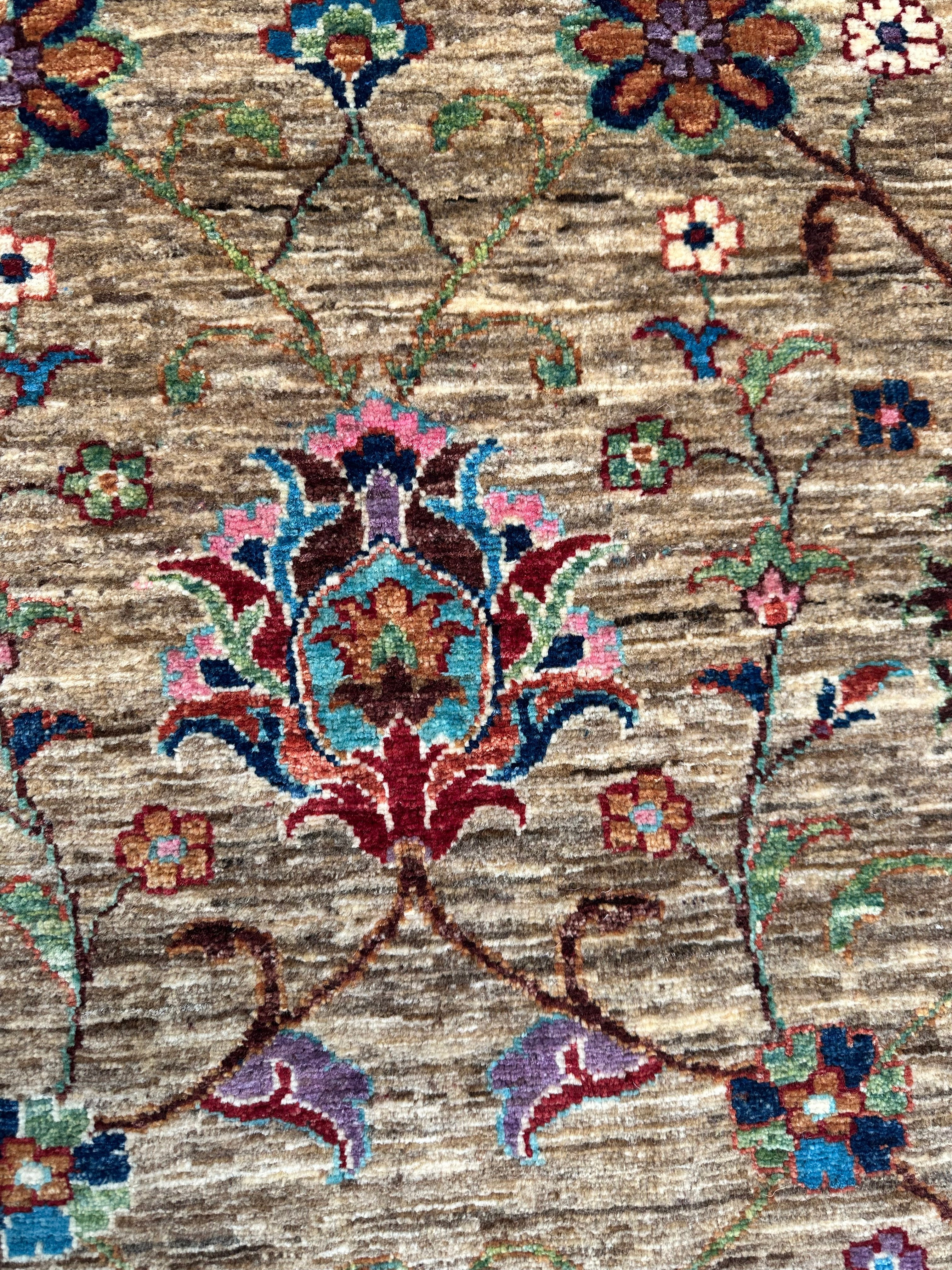 Afghan handmade rug,Chobi. Size:340x256j cm