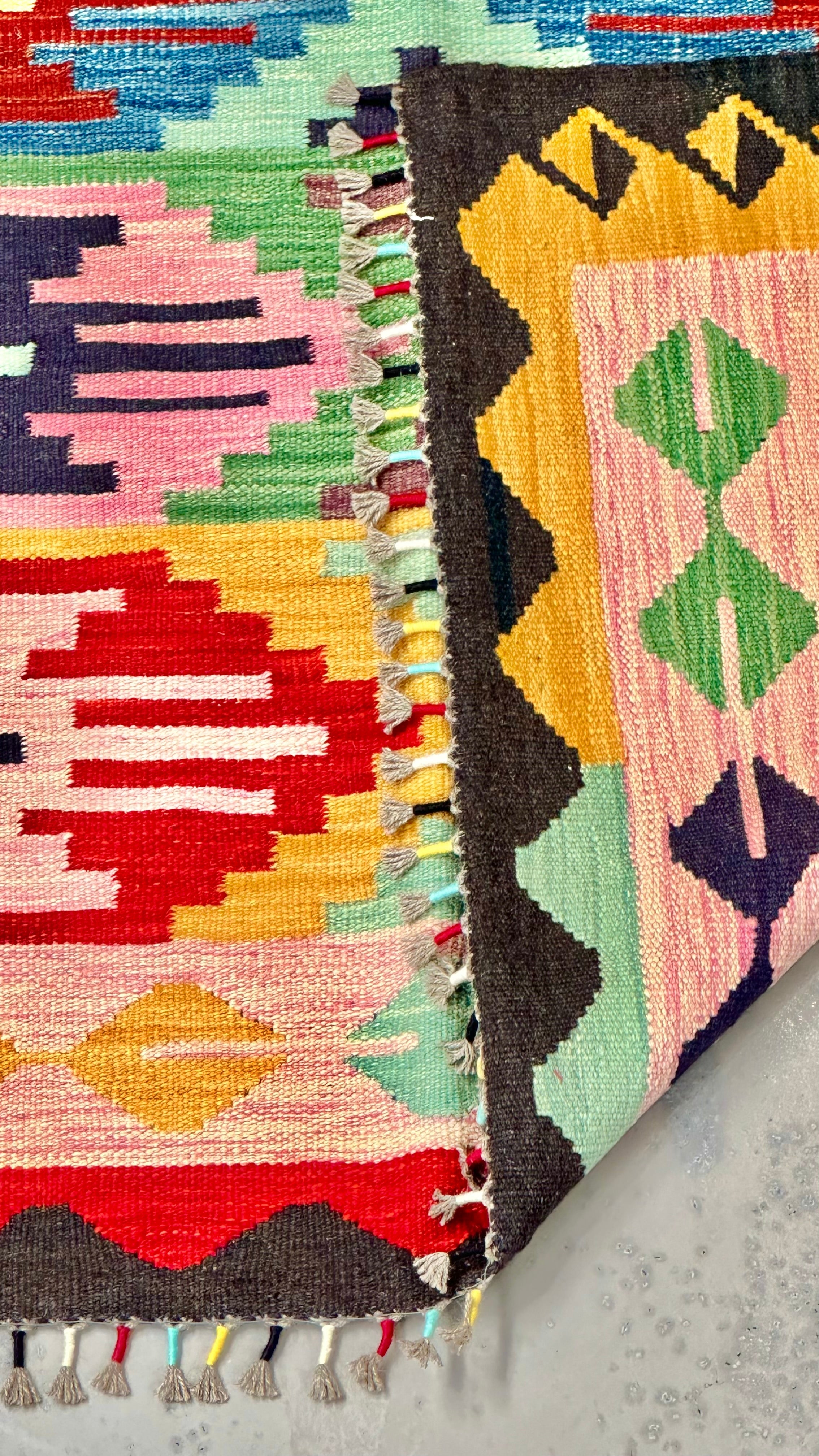 Chobi Afghan Handmade — 2.01 x 1.47
