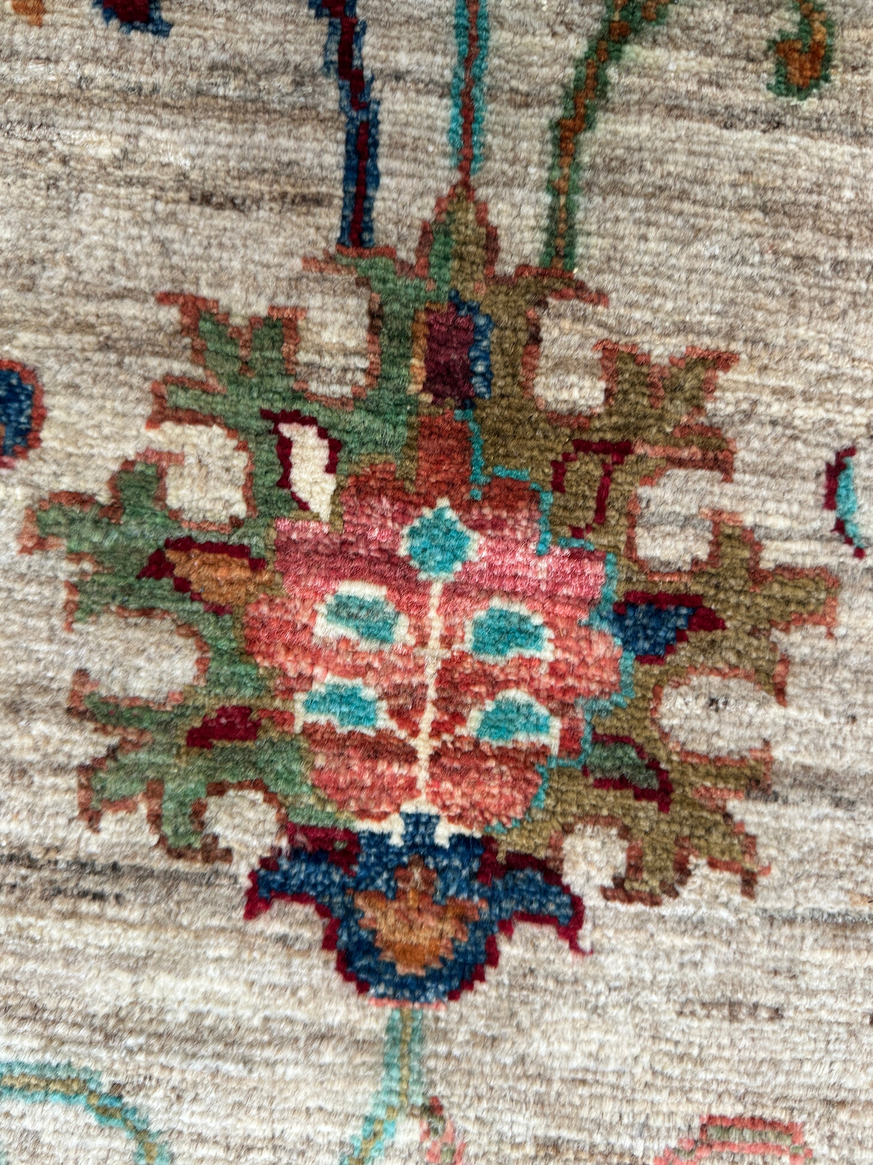 Afghan handmade rug,Chobi . Size: 184x152 cm