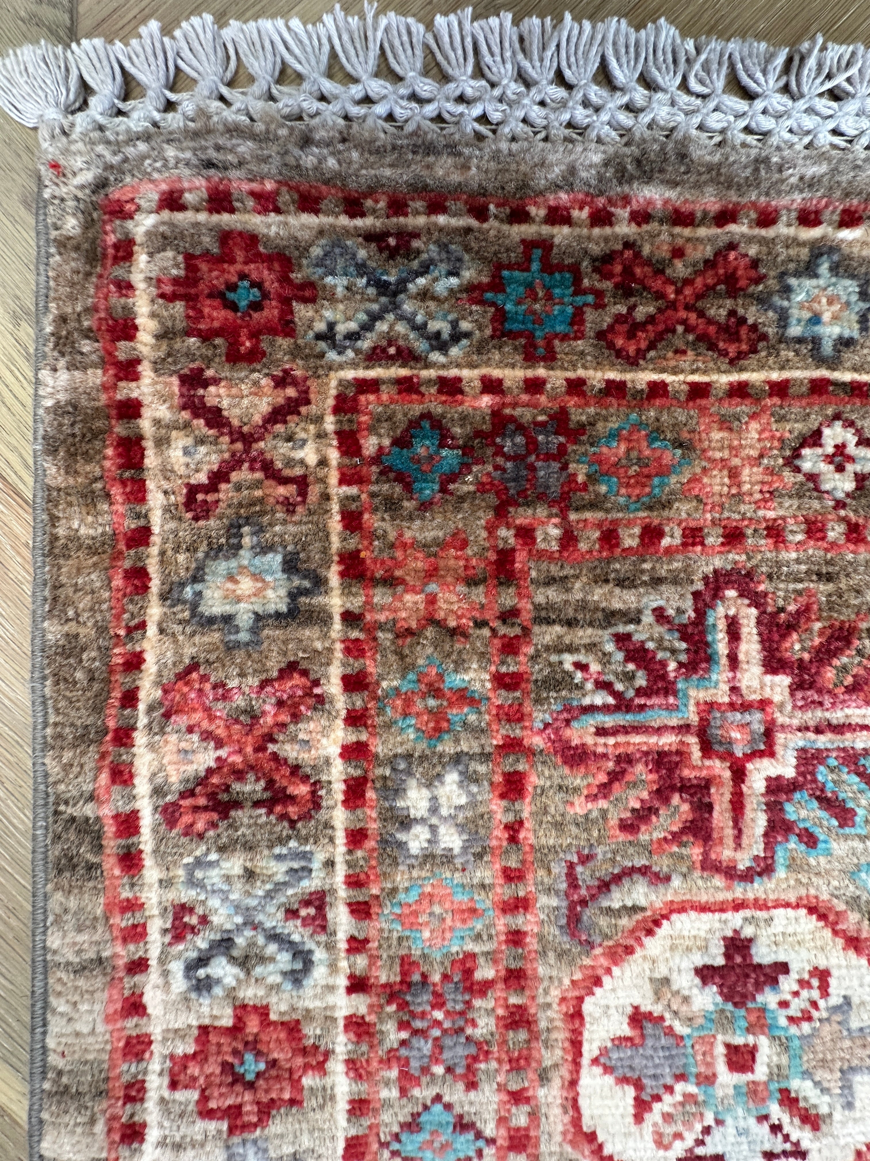 Chobi Afghan Handmade — 2.37 x 1.74