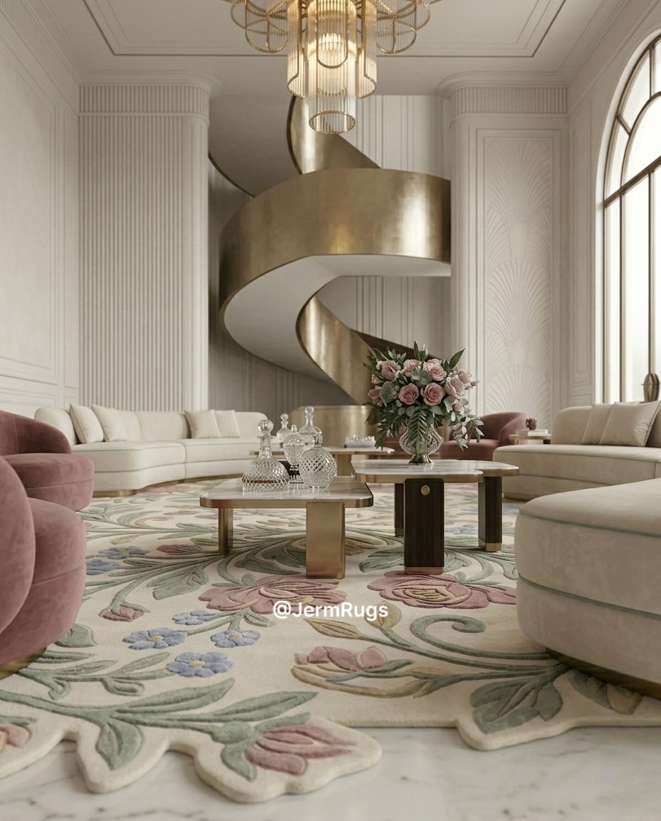 Handtufted Rug 123 - top down