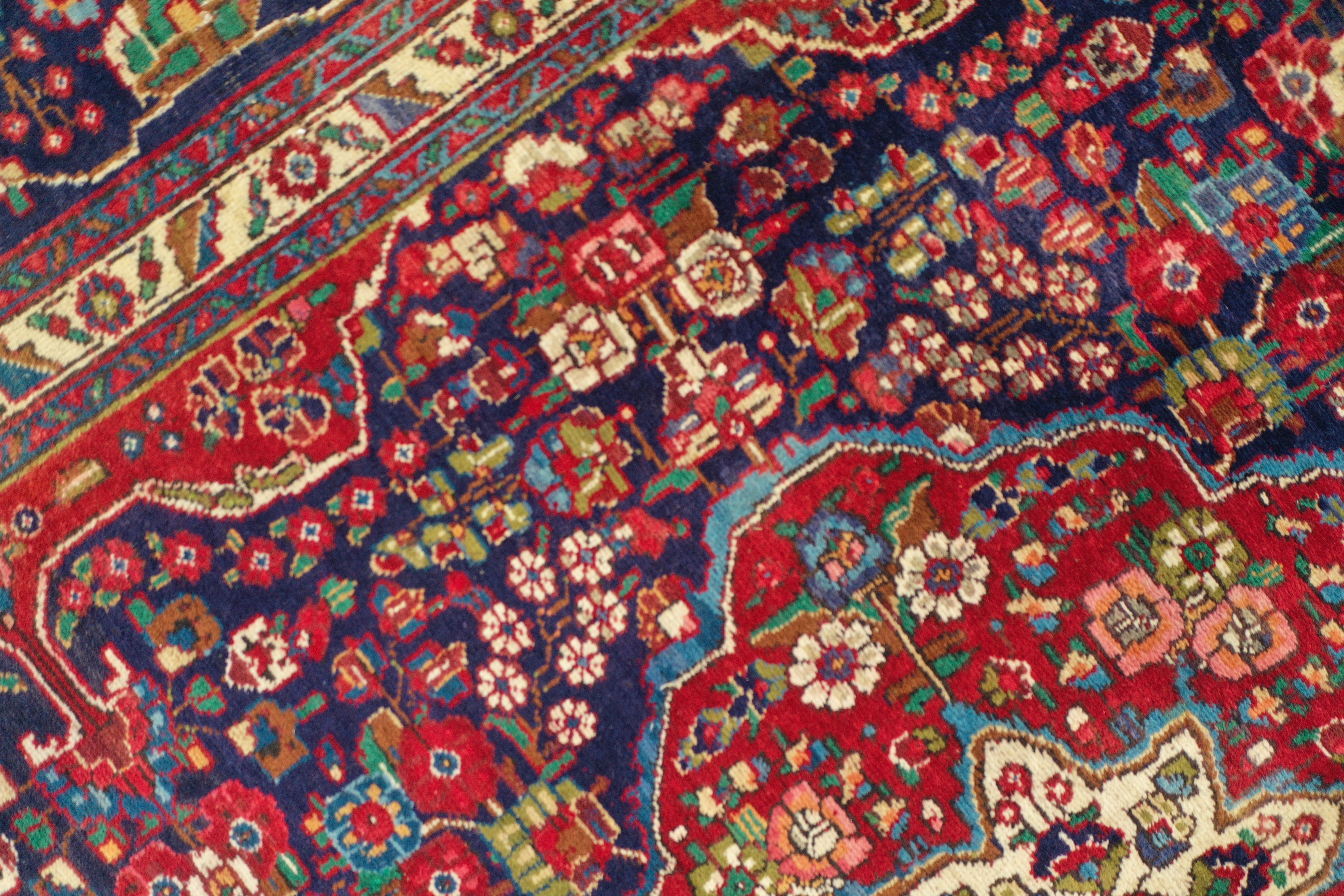 Red Afghan Handmade — 3.13 x 2.30