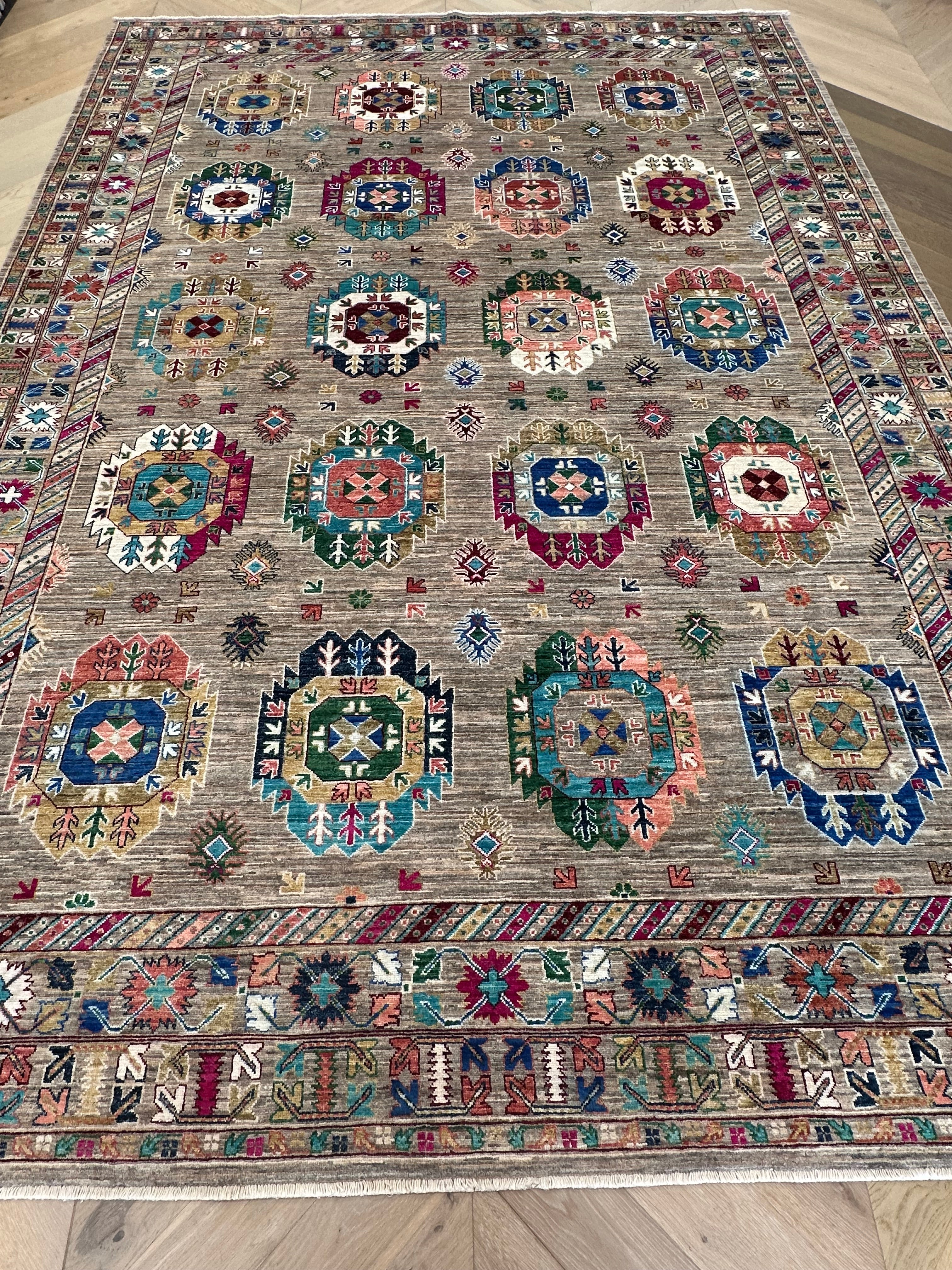 Chobi Afghan Handmade — 3.51 x 2.52