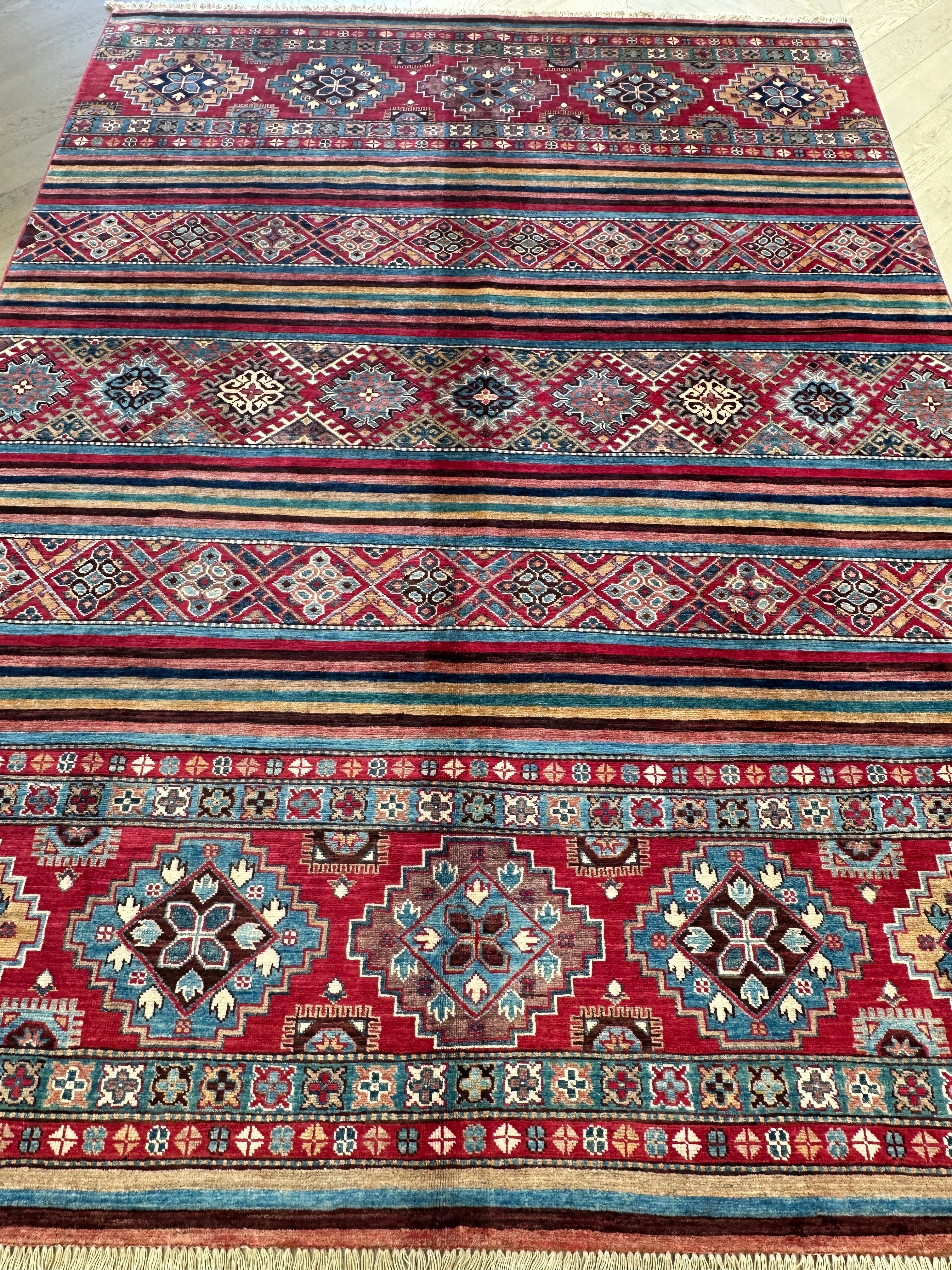 Chobi Afghan Handmade — 2.52 x 1.78
