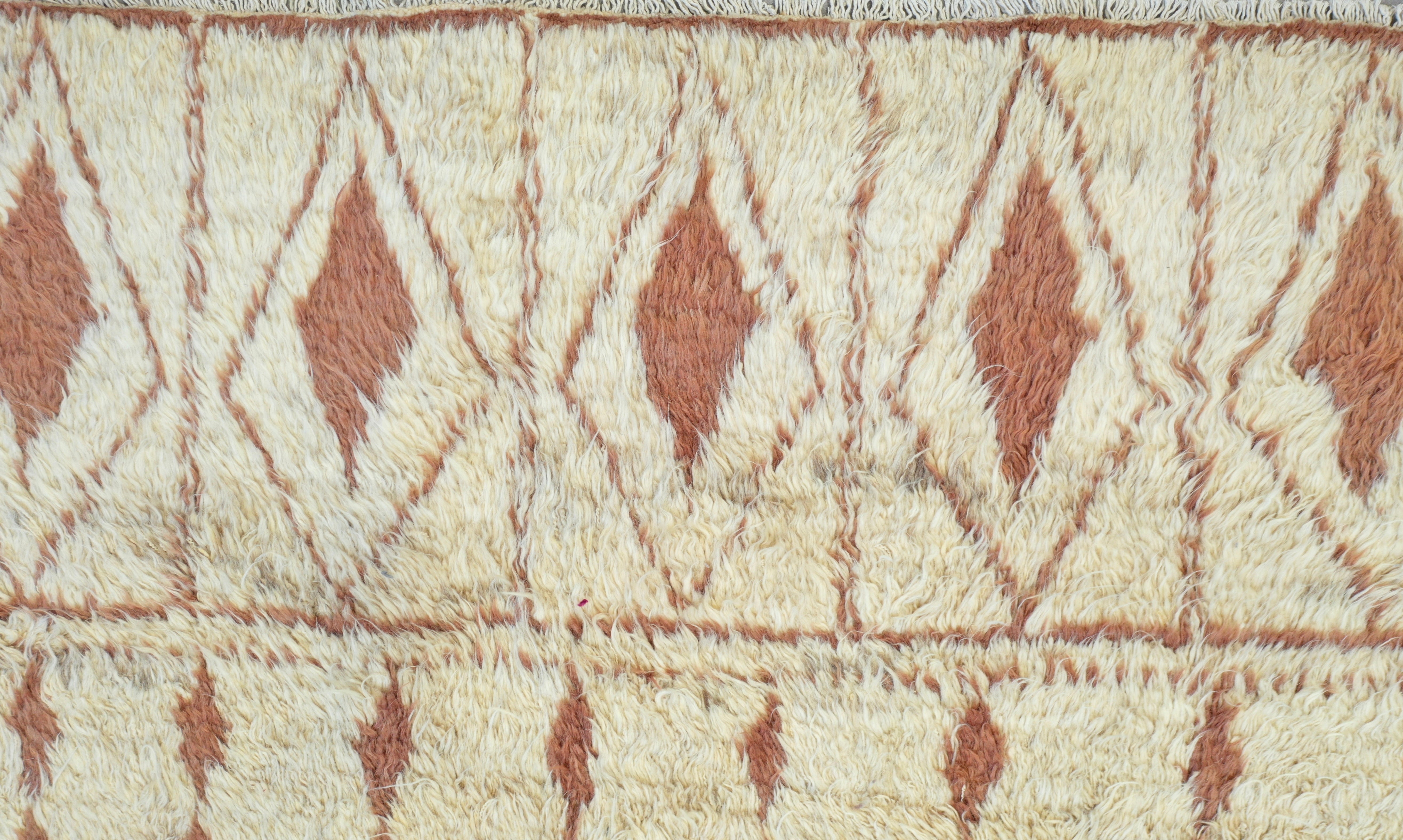 Beige Afghan Handmade