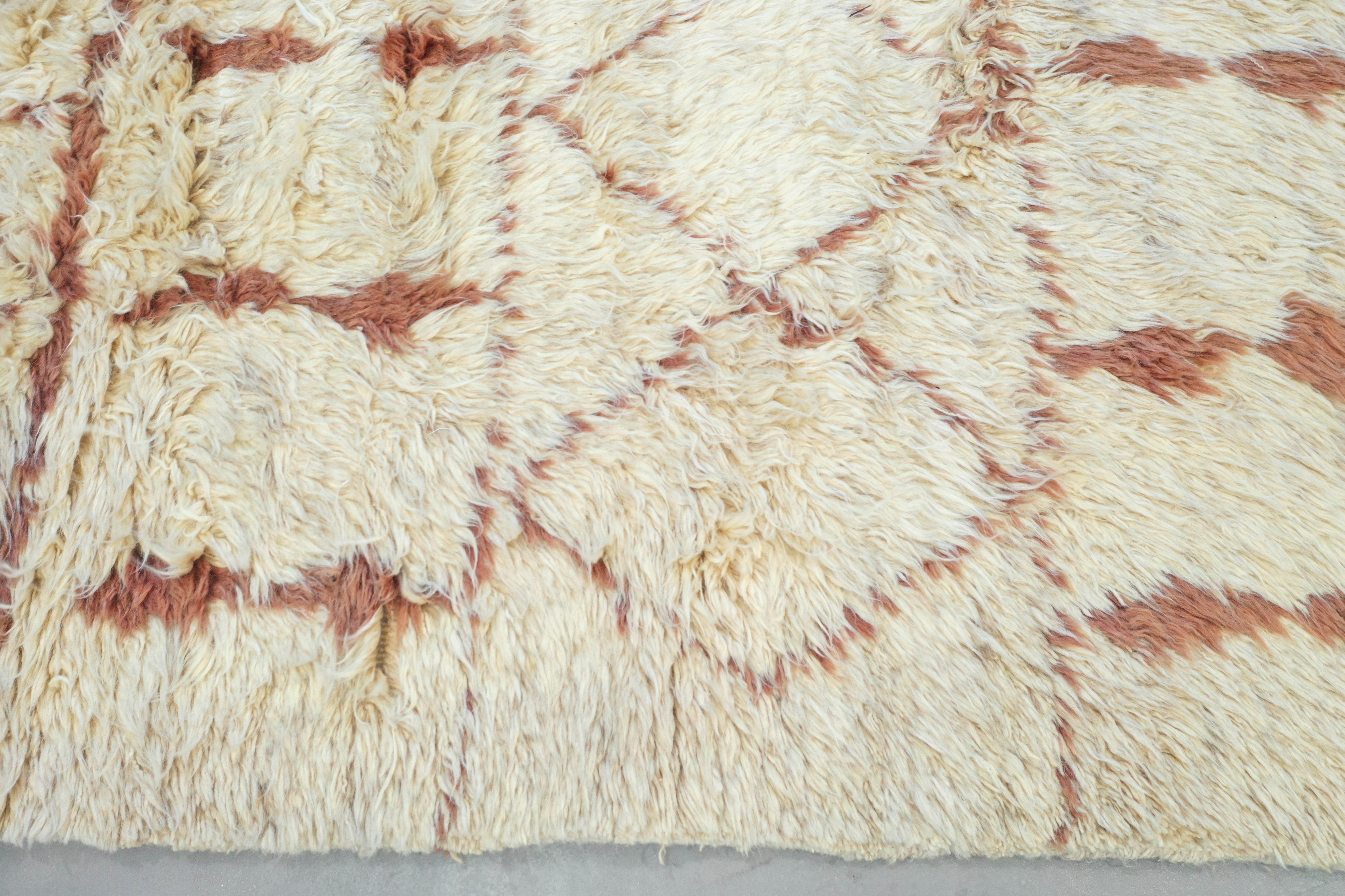 Beige Afghan Handmade
