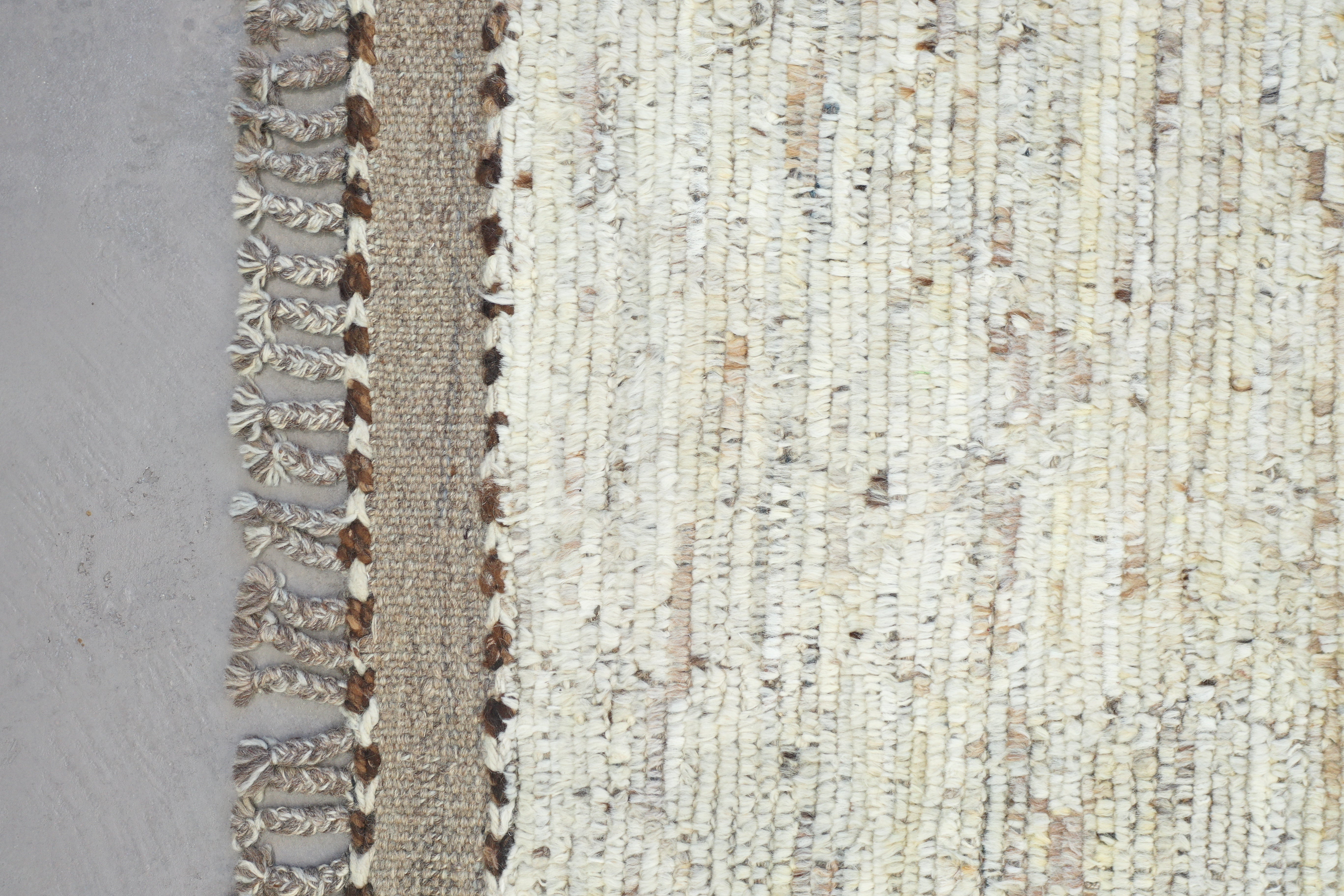 Grey Afghan Handmade — 4.04 x 3.30