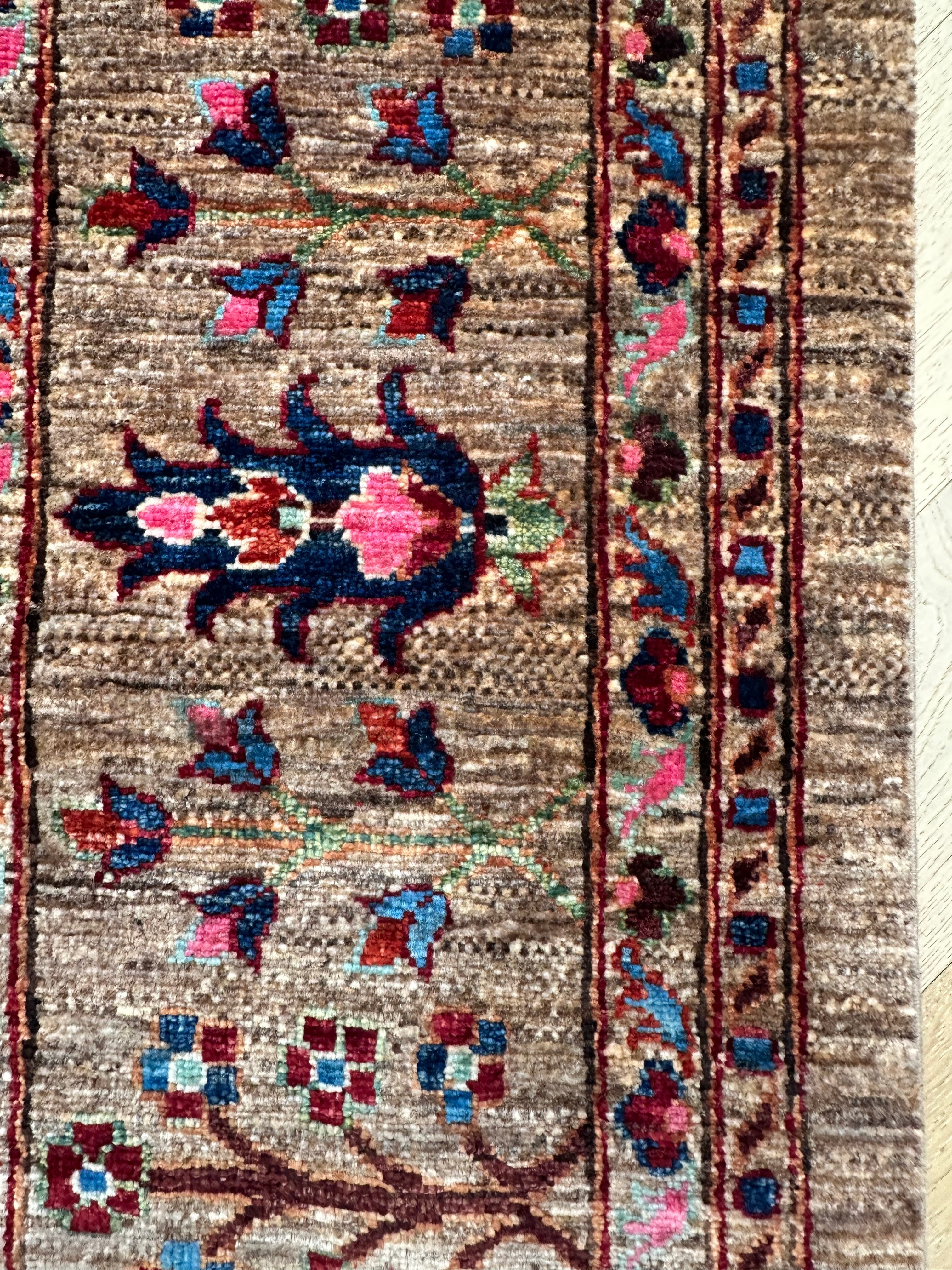 Chobi Afghan Handmade — 3.72 x 2.53