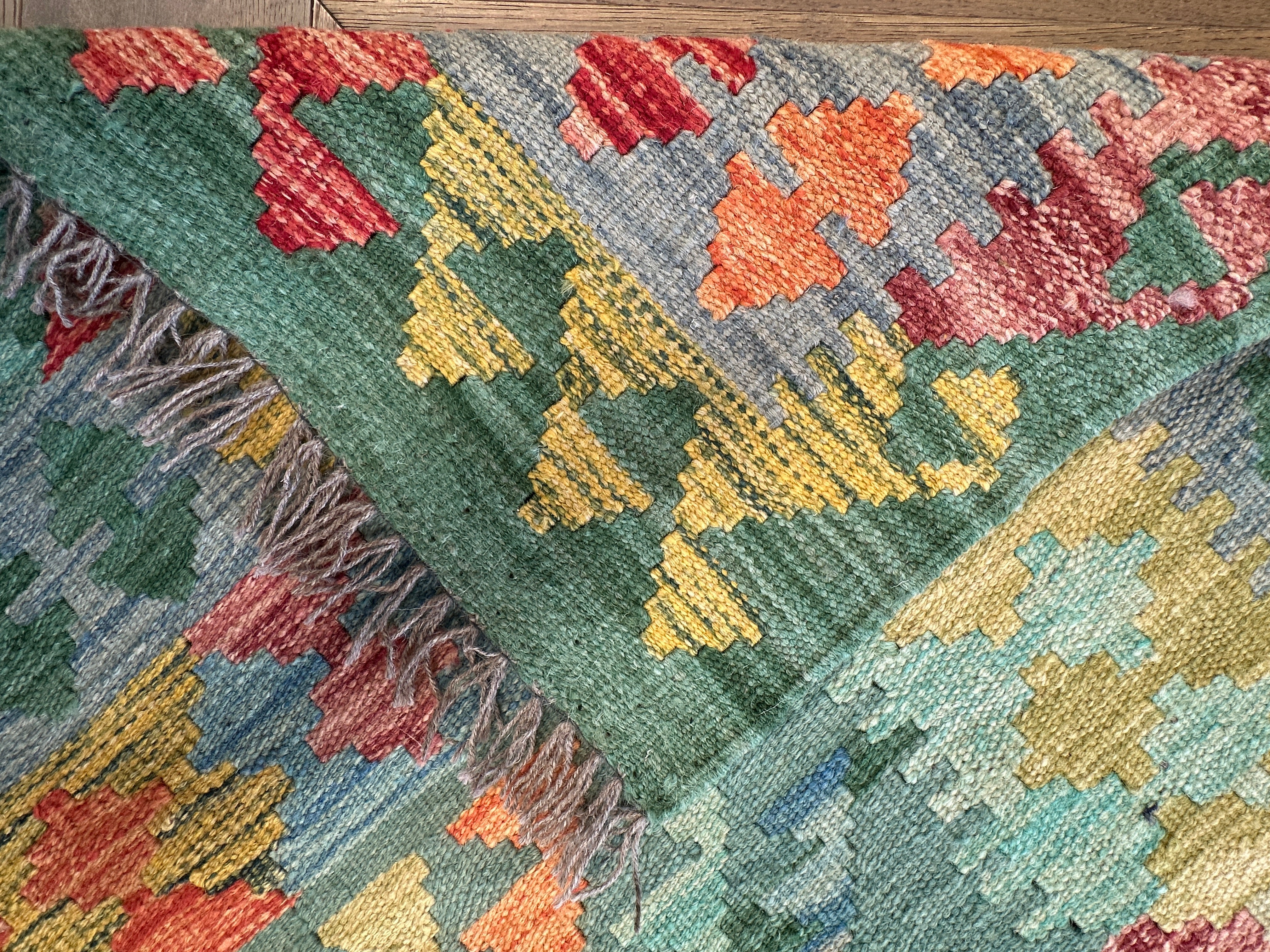 Afghan Kilim — 3.55 x 2.50