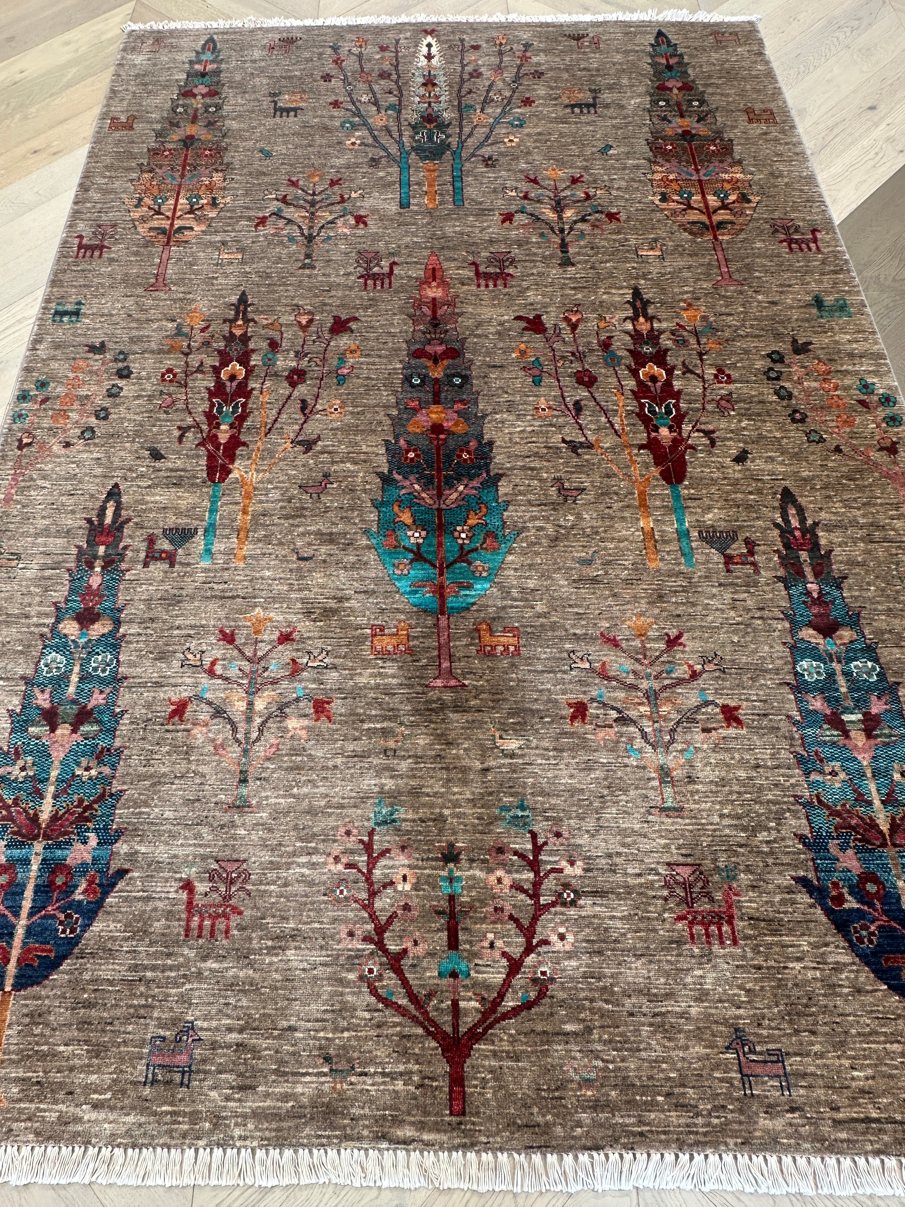 Chobi Afghan Handmade — 2.65 x 1.80