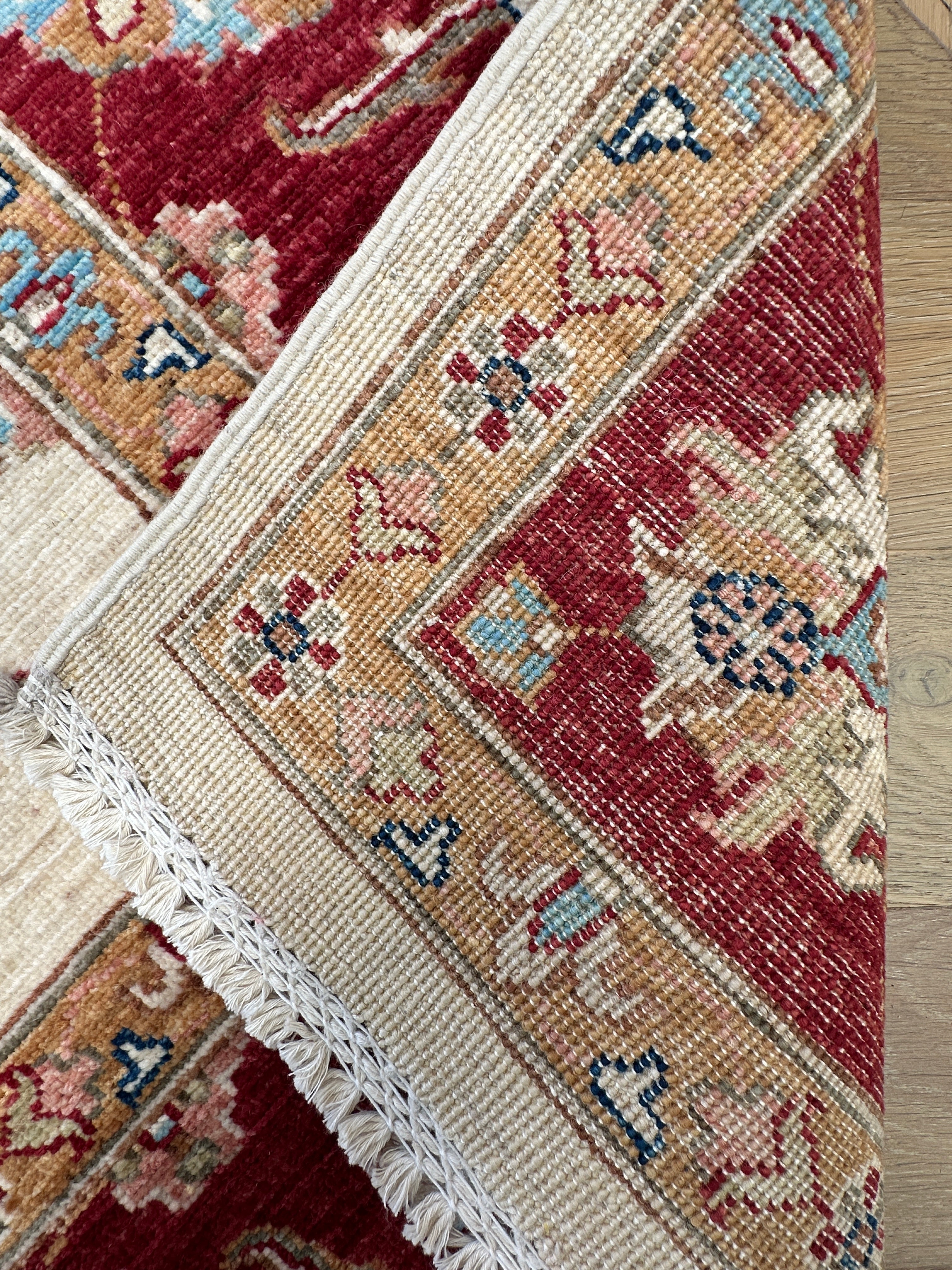 Chobi Afghan Handmade — 2.93 x 1.98