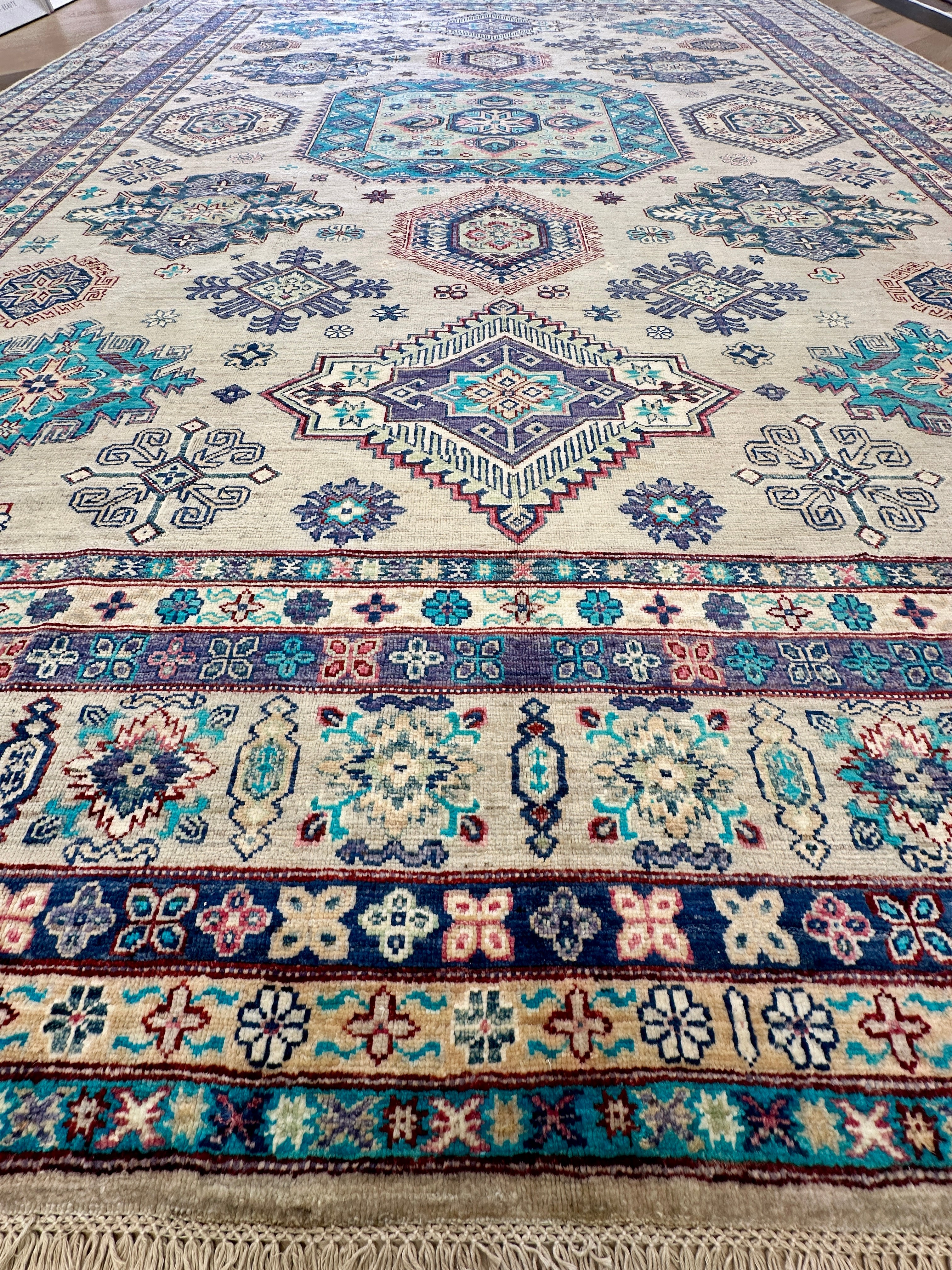 Chobi Afghan Handmade — 4.03 x 3.03