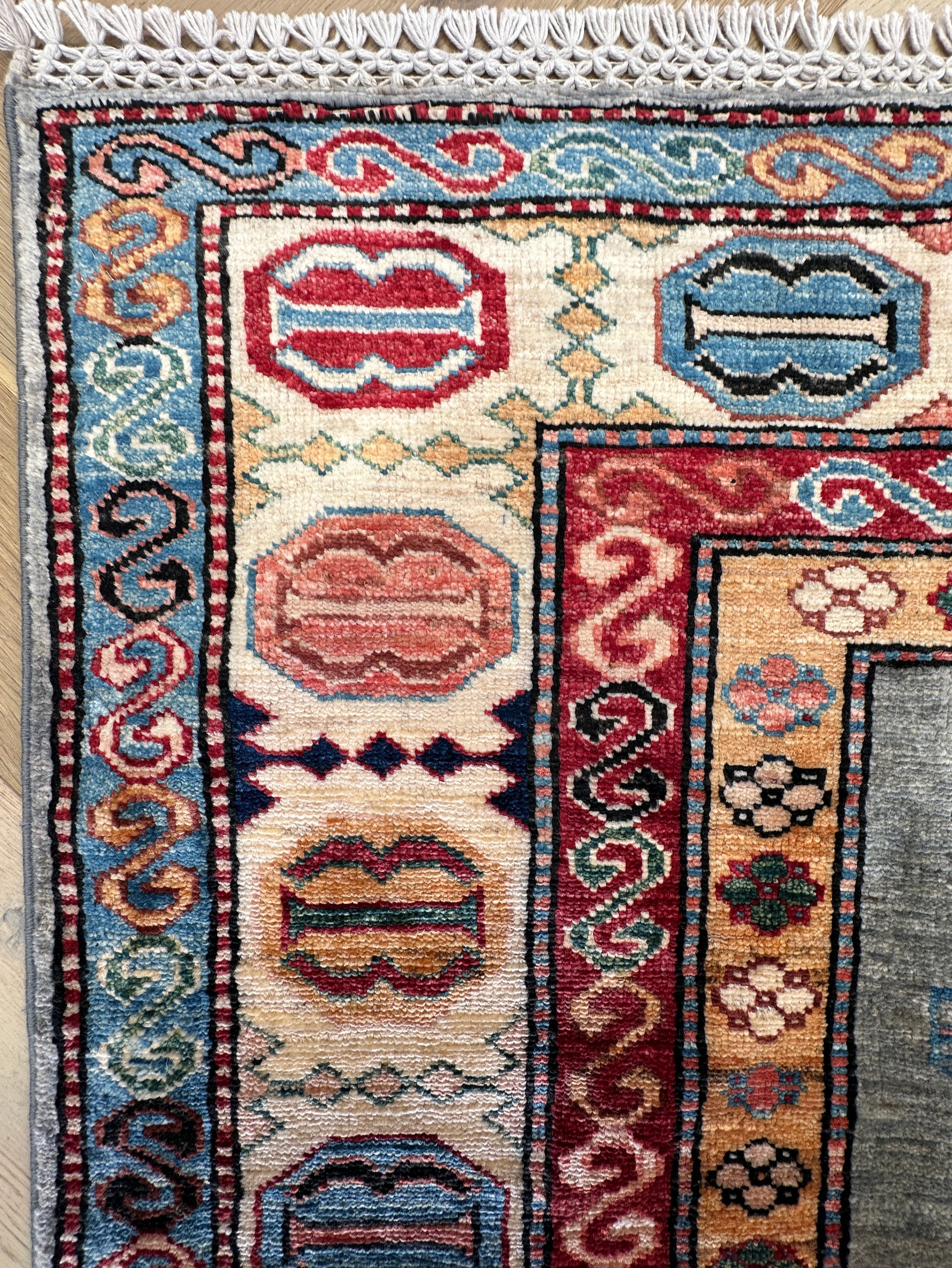 Chobi Afghan Handmade — 2.33 x 1.76