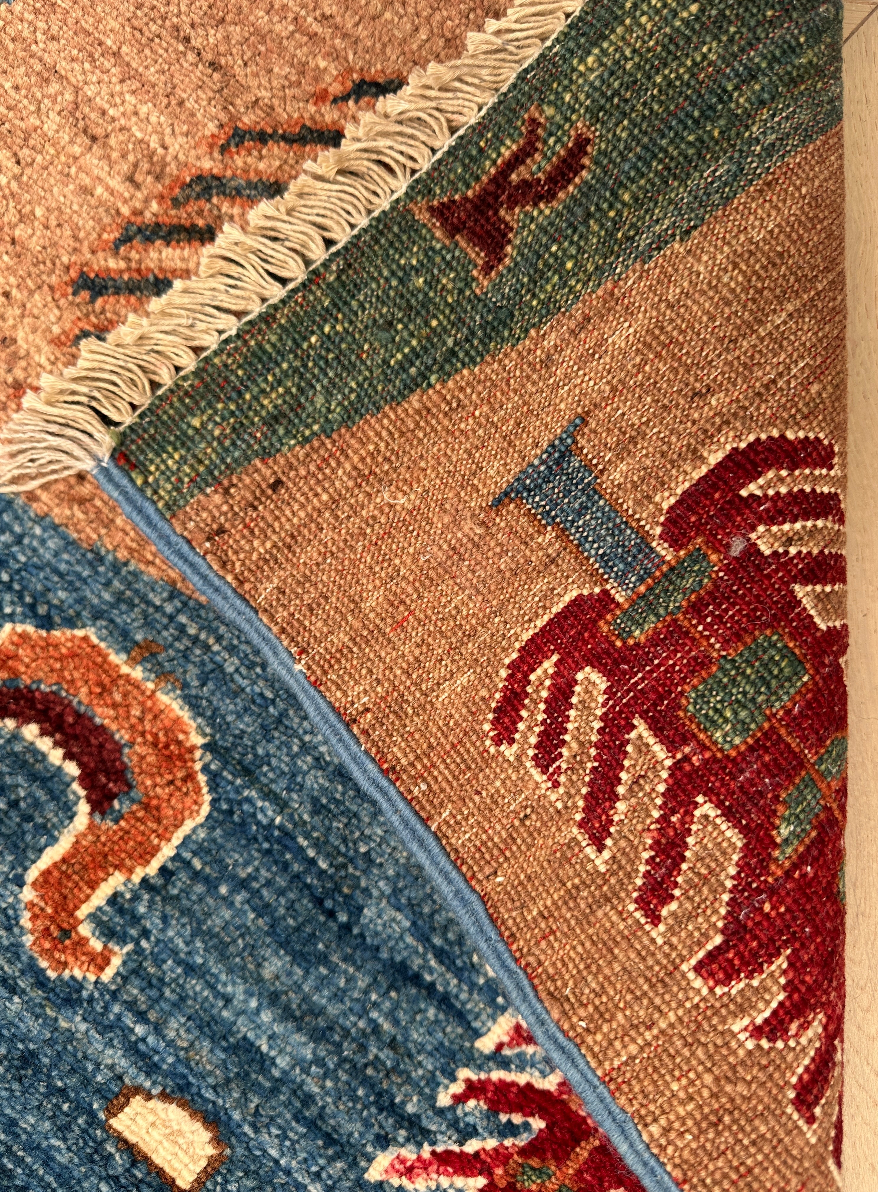 Afghan handmade rug,Chobi . Size: 250x174 cm