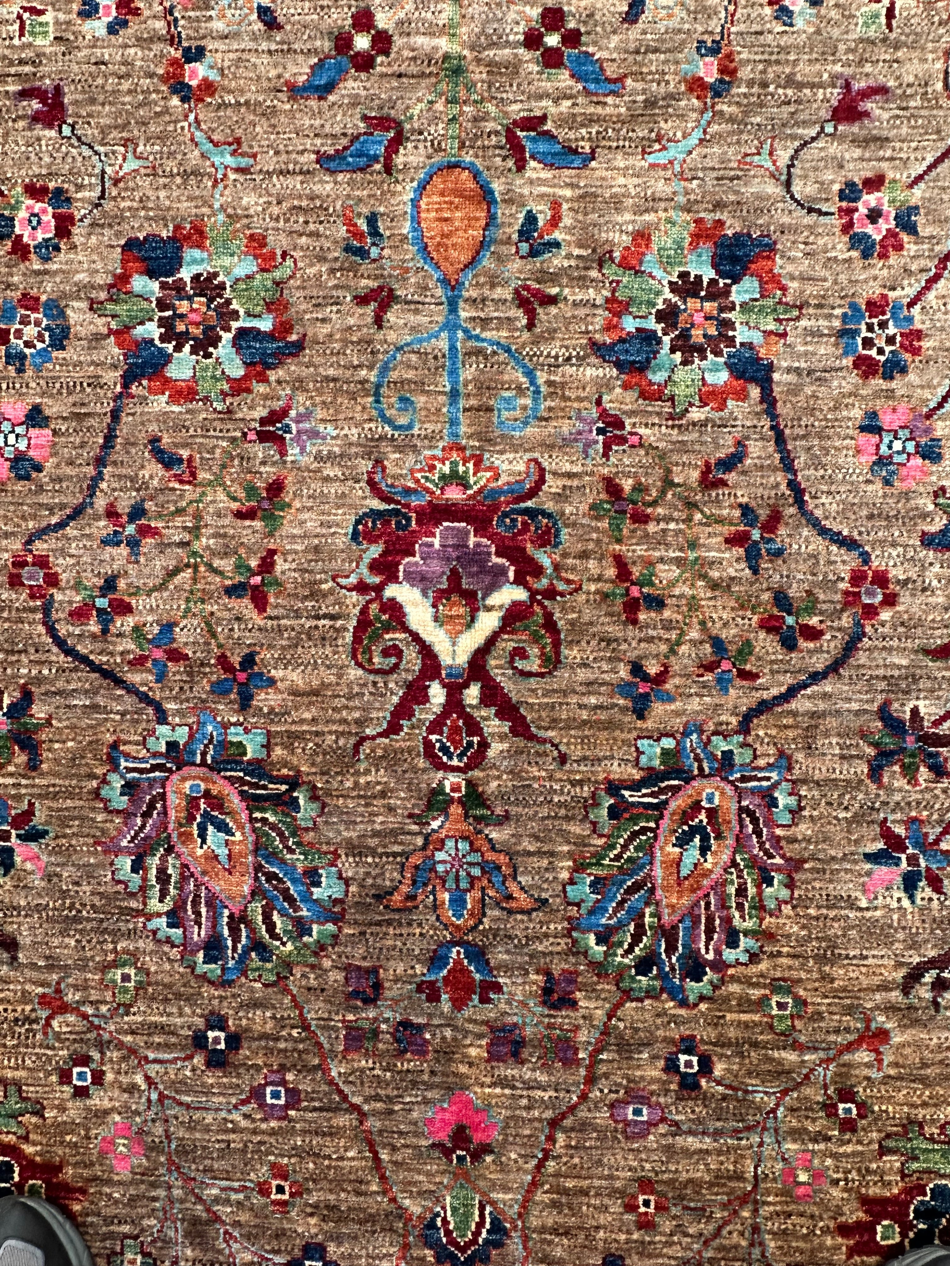 Chobi Afghan Handmade — 3.72 x 2.53