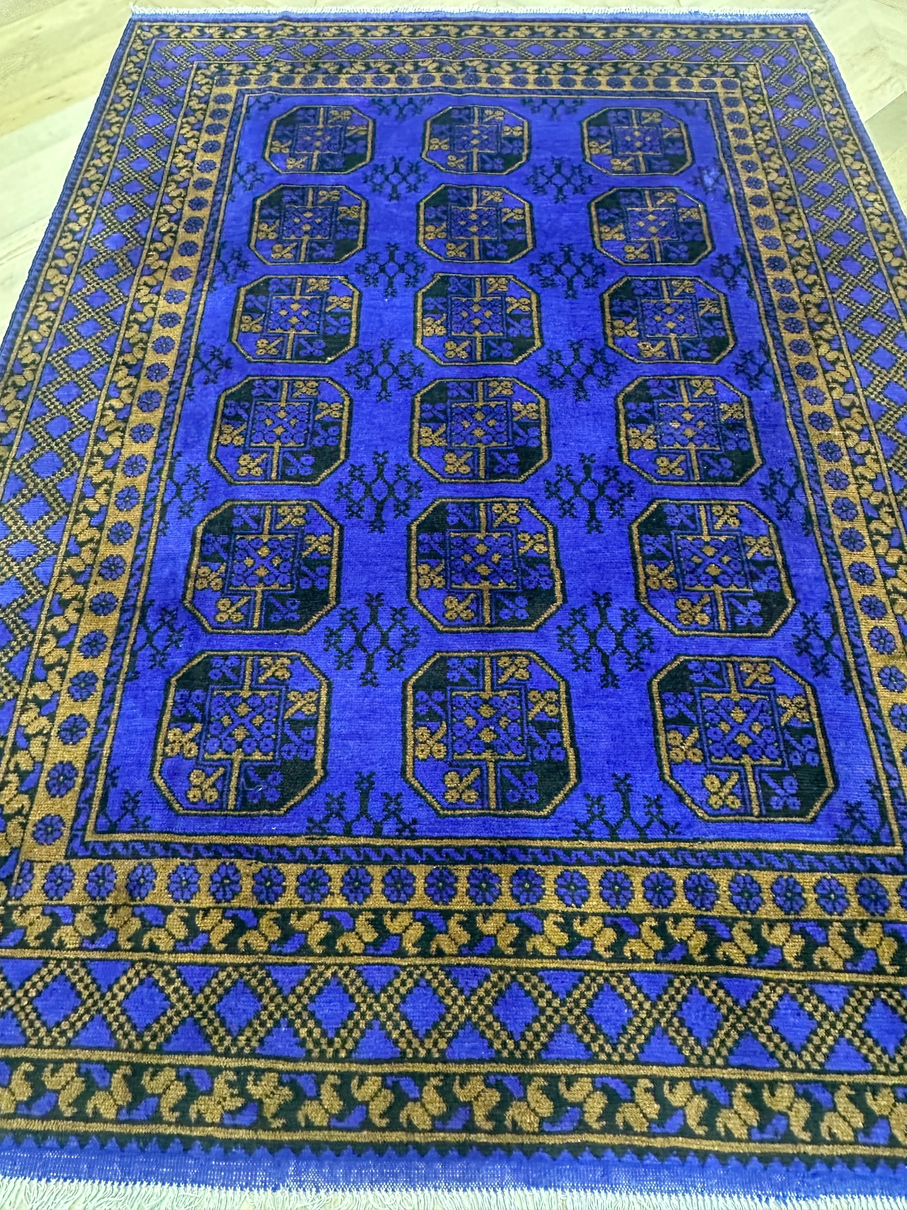 Chobi Afghan Handmade — 2.78 x 2.03