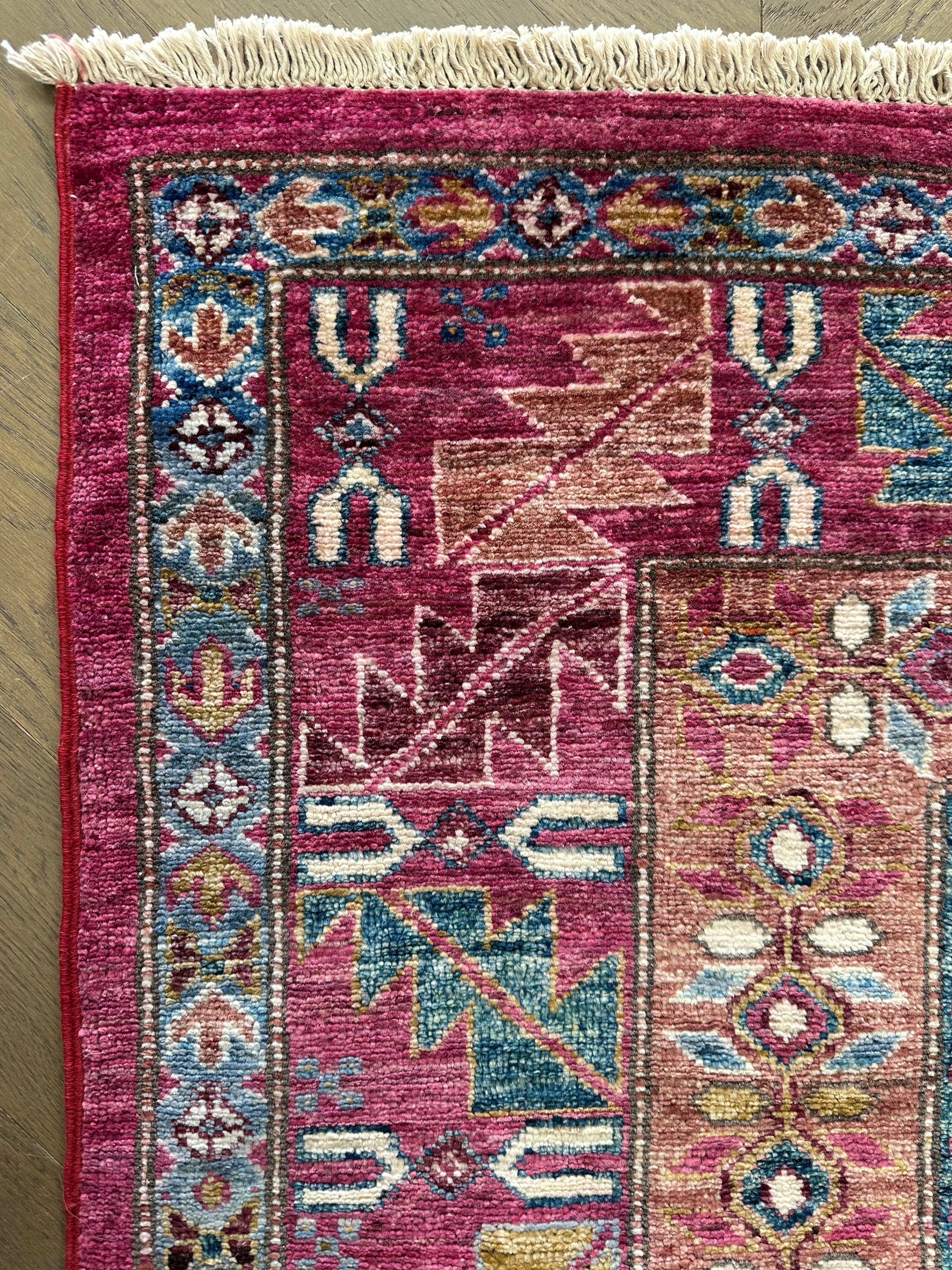 Chobi Afghan Handmade — 3.54 x 2.50