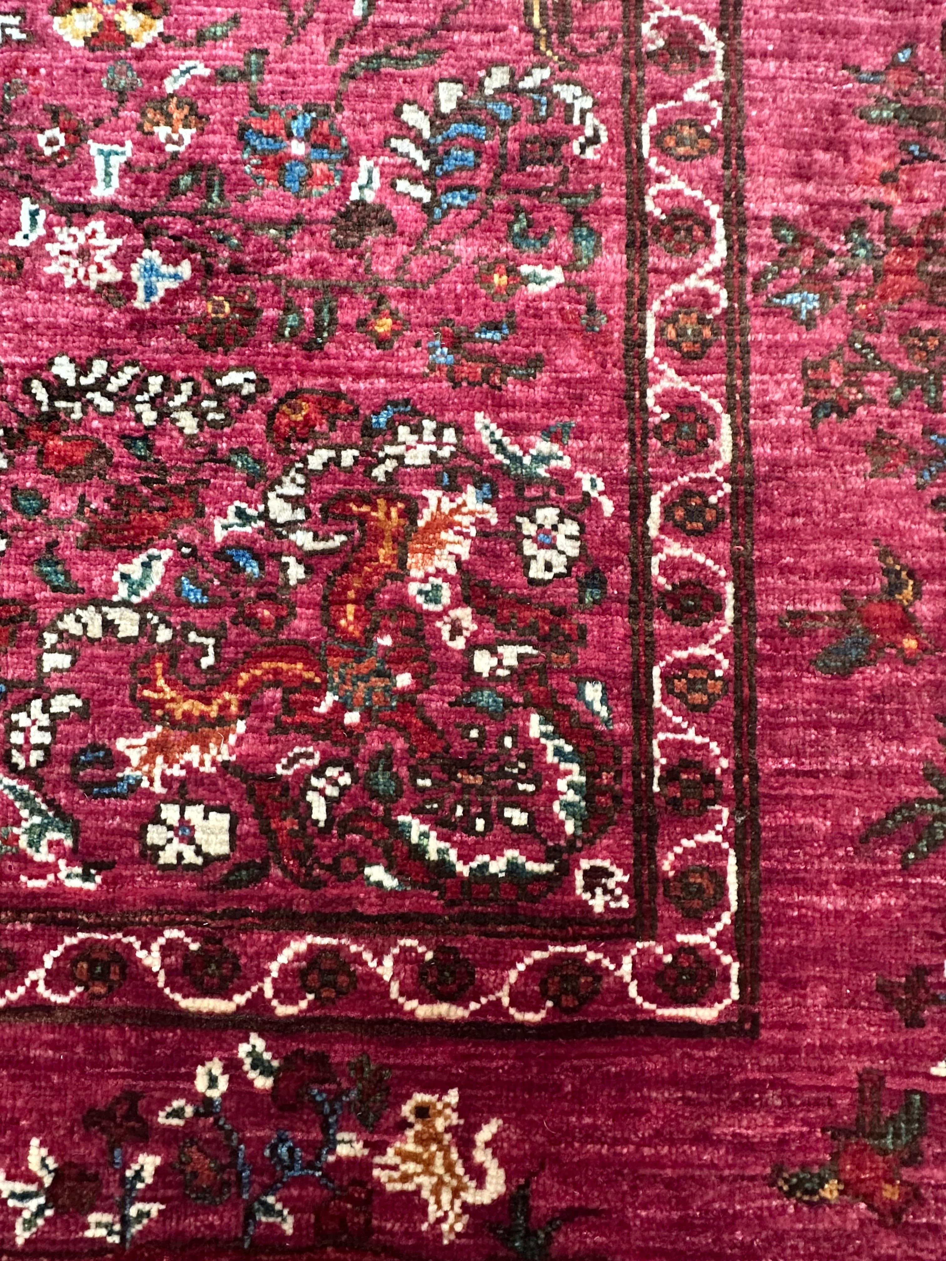 Afghan handmade rug,Chobi. Size:344x243cm