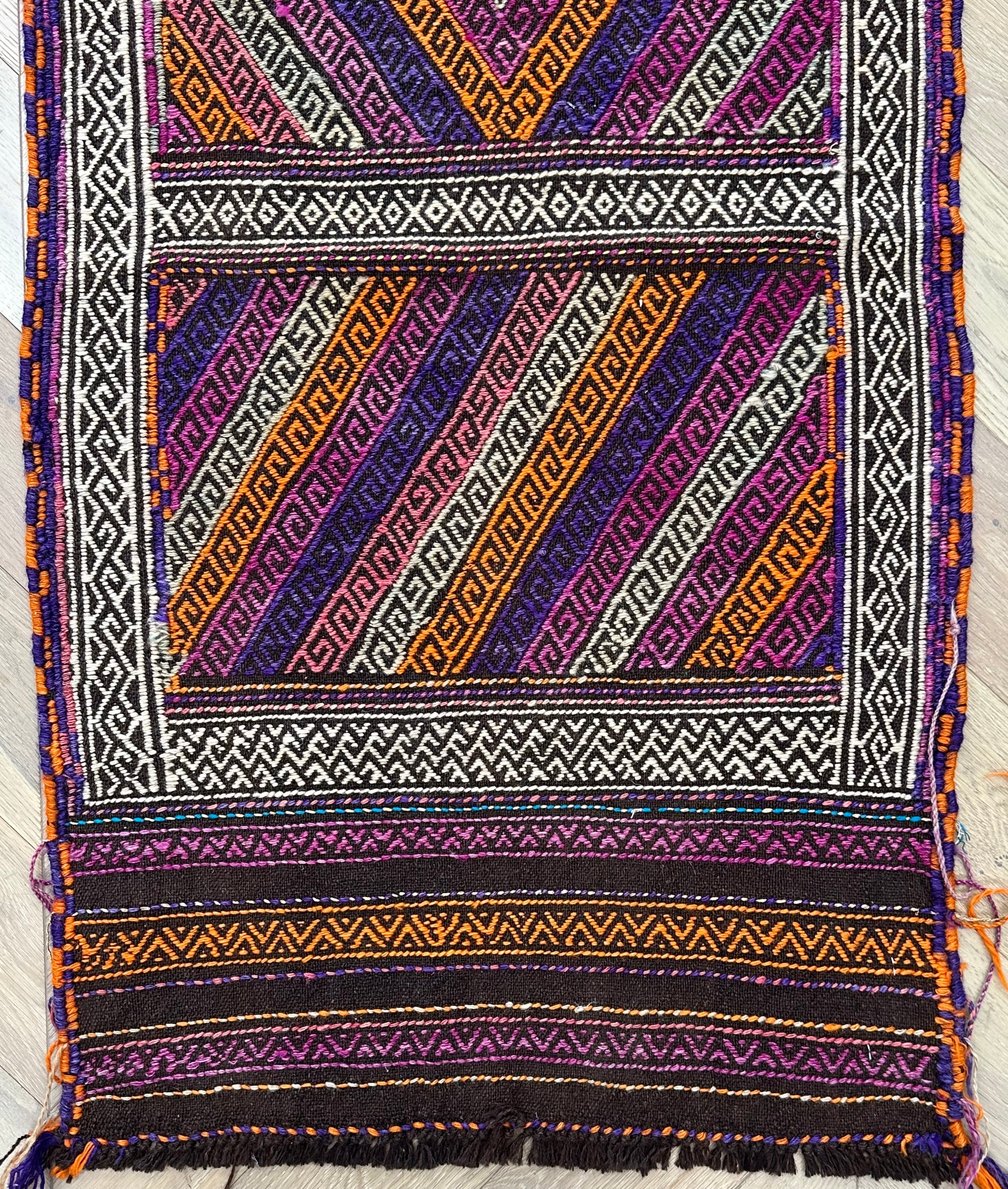 Afghan Kilim — 2.61 x 0.62